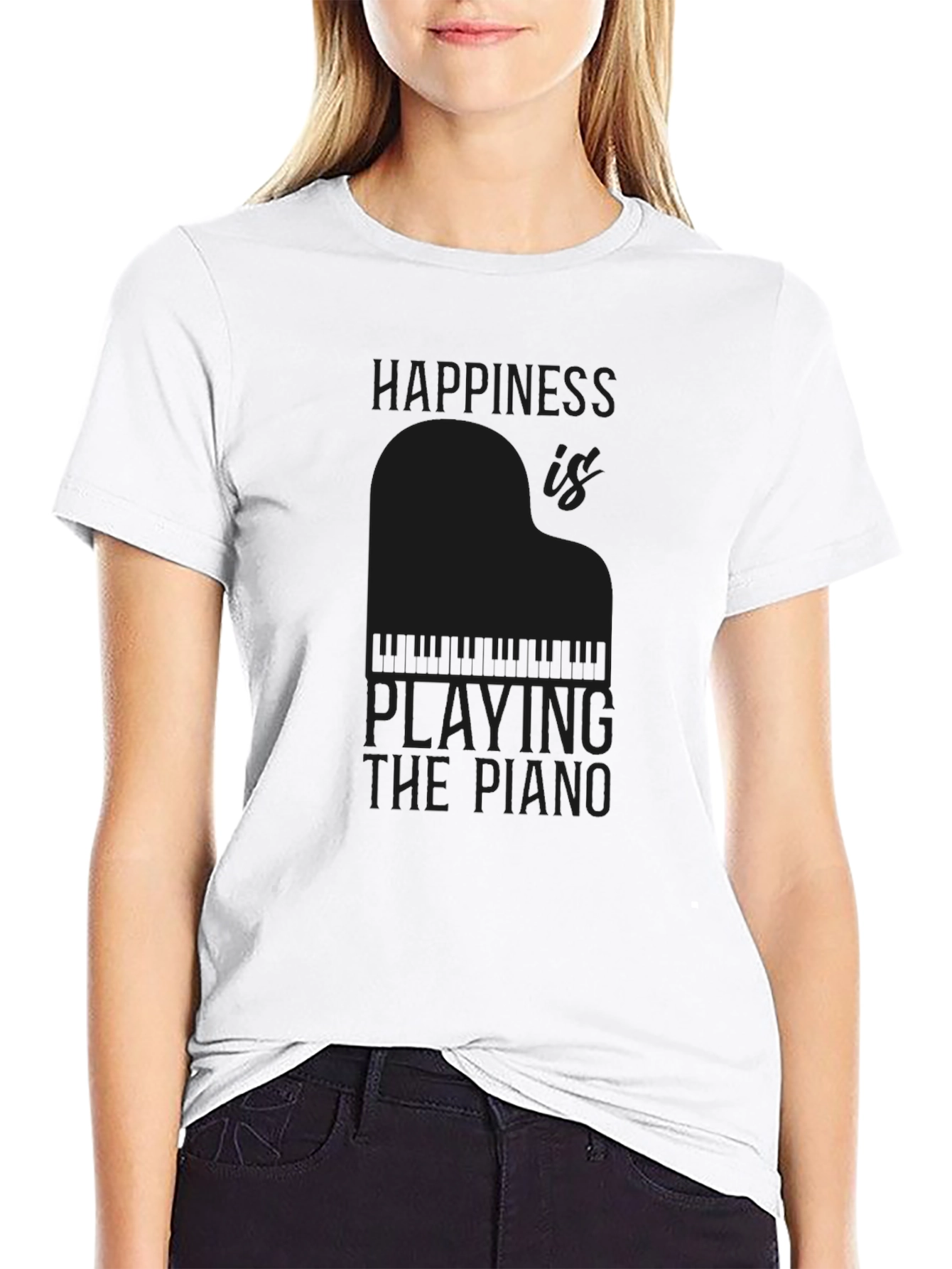 Happiness is Playing the Piano T-Shirt