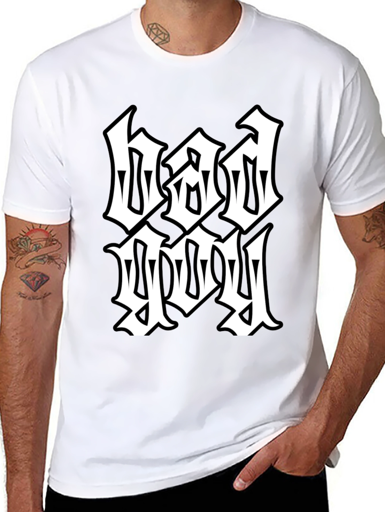 Bad Boy Graphic Tee - Black