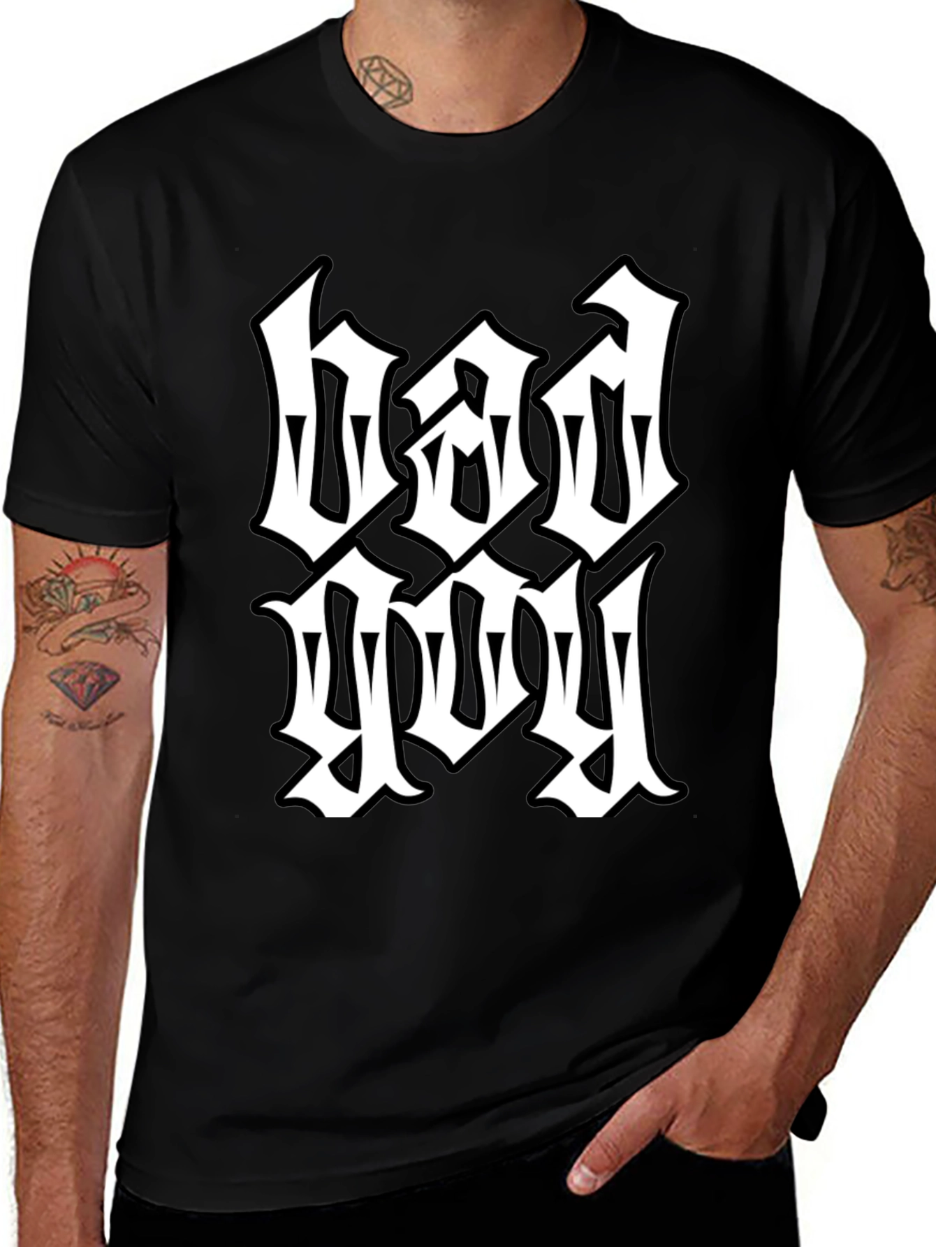 Bad Boy Graphic Tee - Black