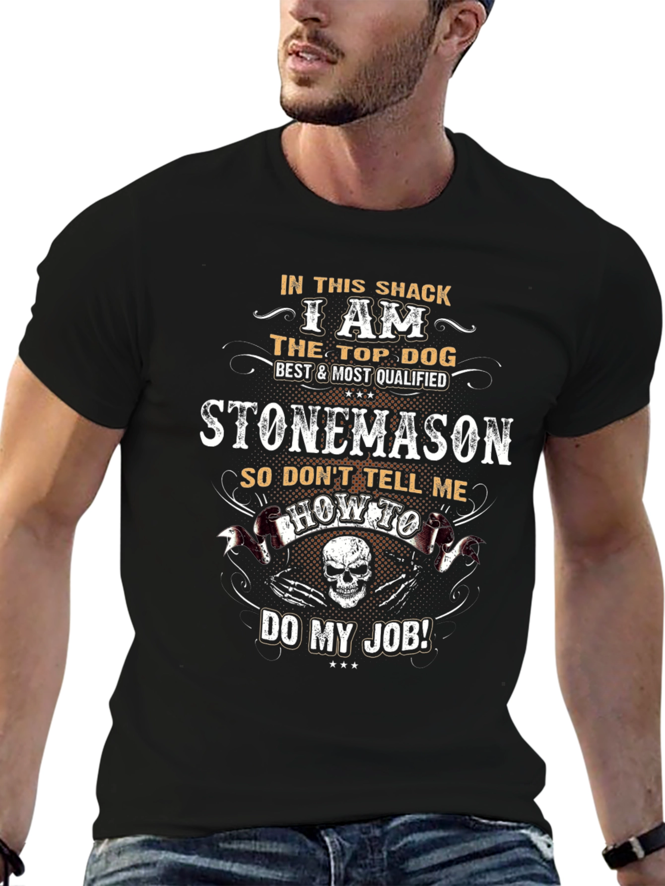 Stonemason T-Shirt - Top Dog Graphic Tee