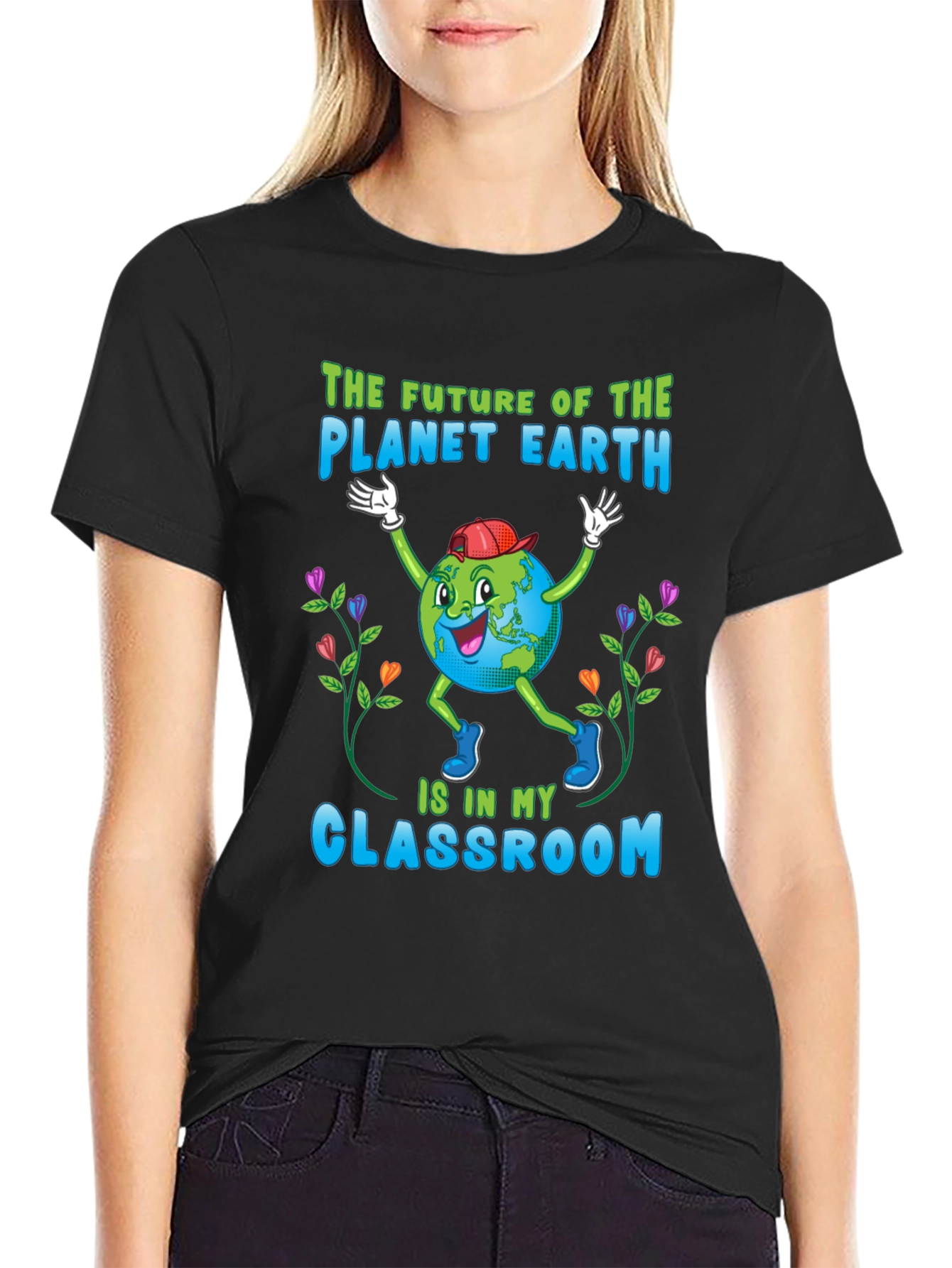 Planet Earth Classroom Teacher T-Shirt