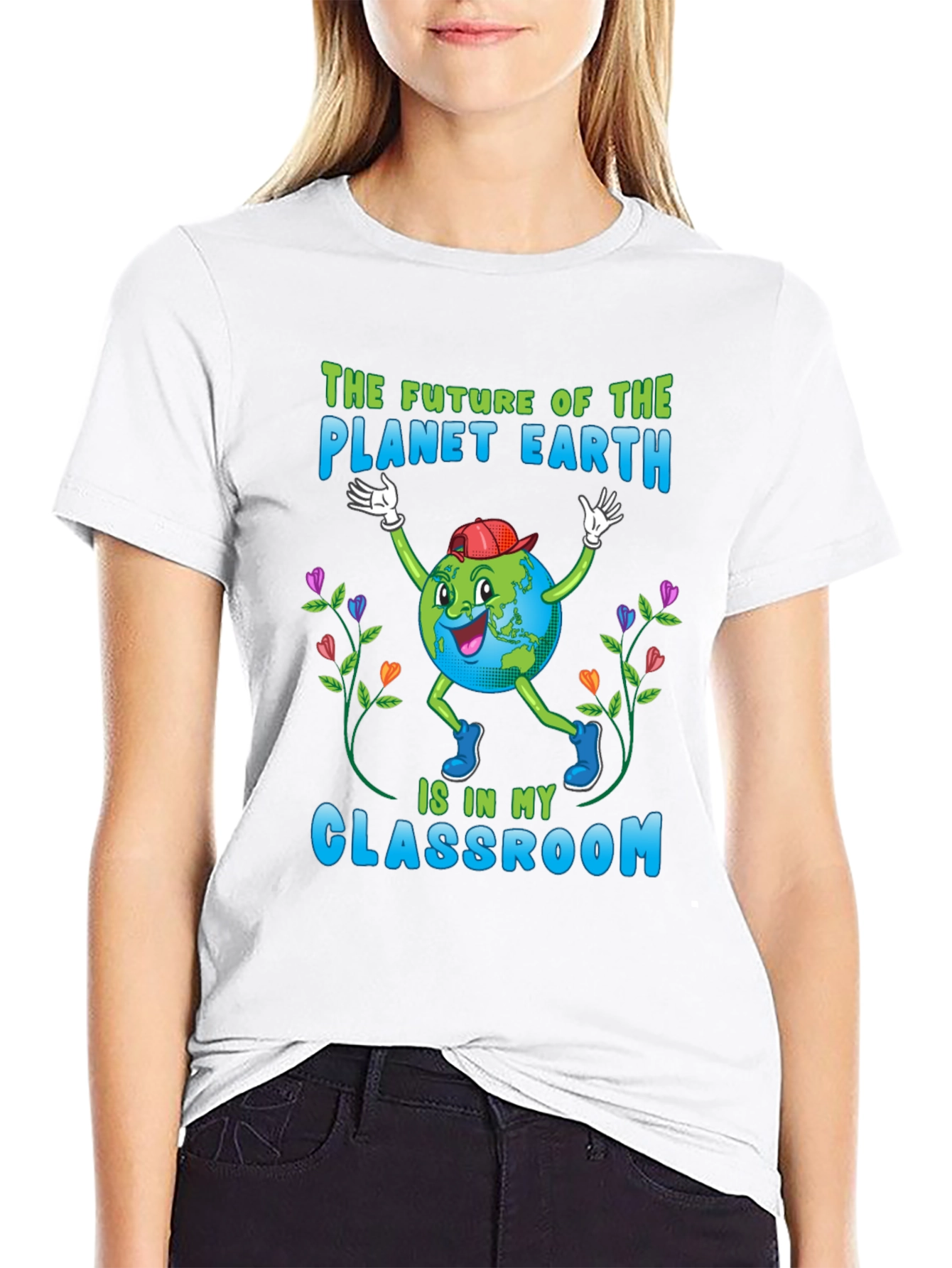 Planet Earth Classroom Teacher T-Shirt