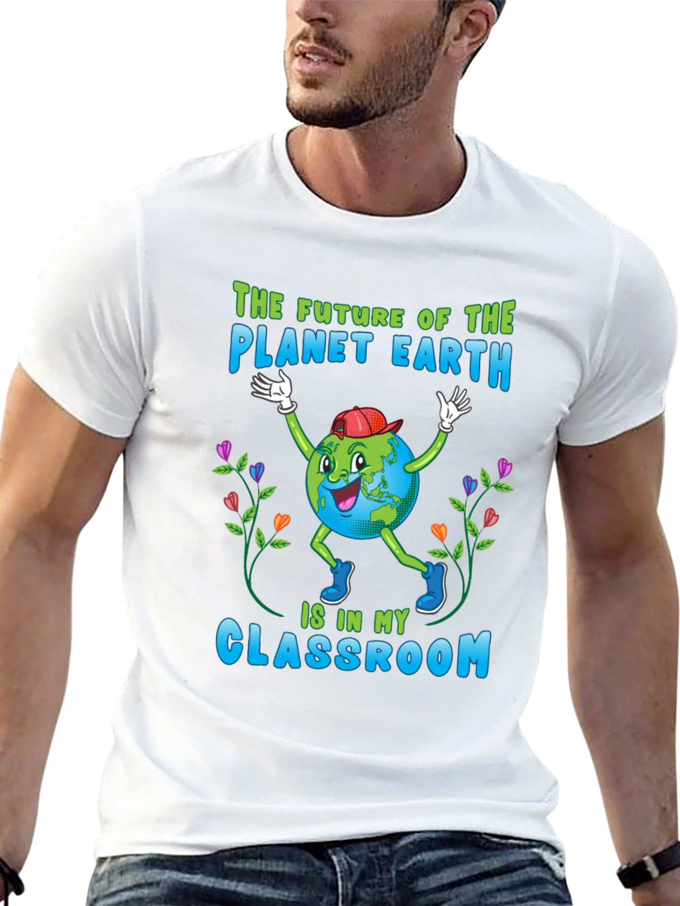 Planet Earth Classroom Teacher T-Shirt