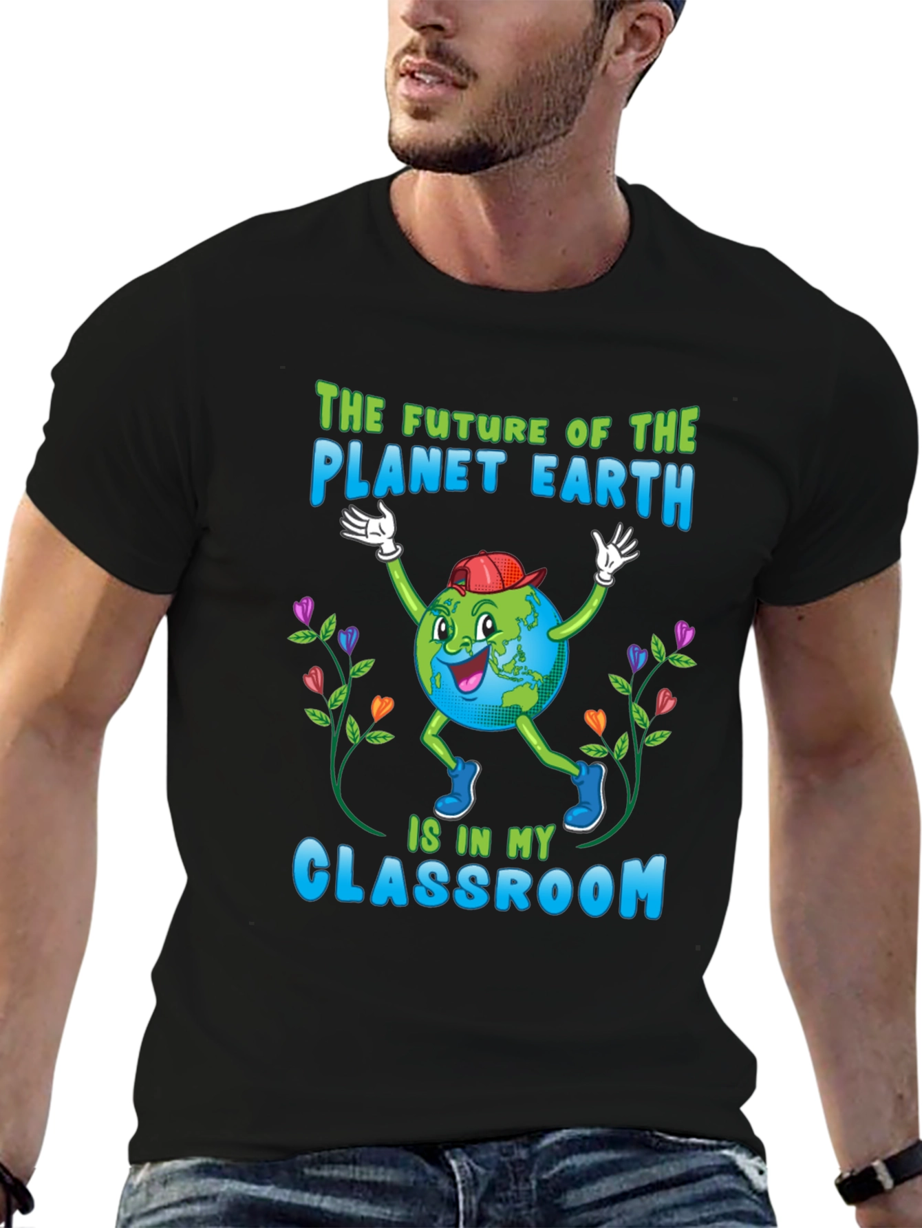 Planet Earth Classroom Teacher T-Shirt