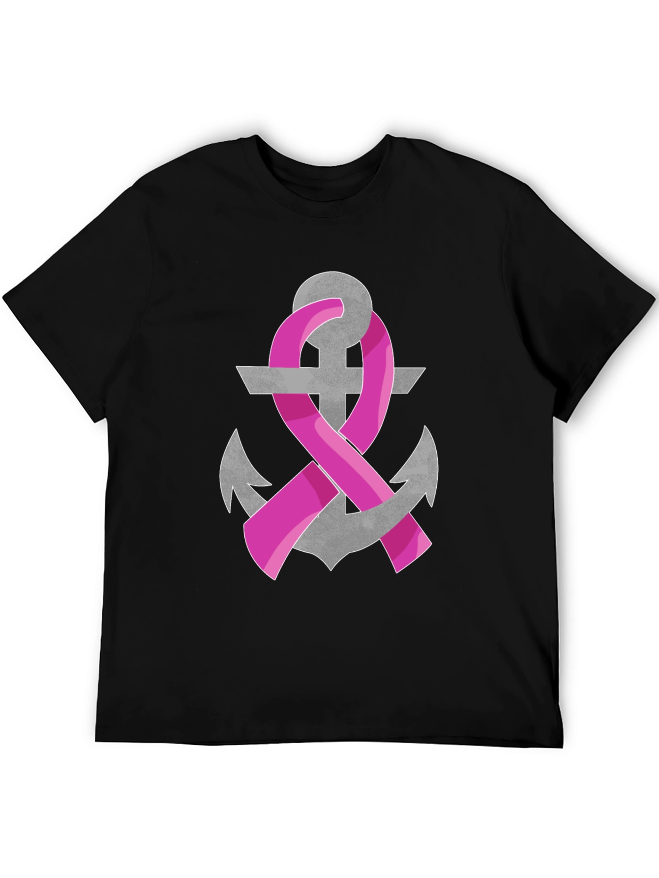 Anchor Breast Cancer Awareness T-Shirt