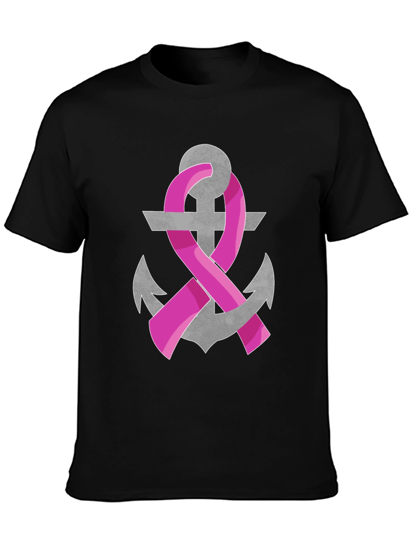 Anchor Breast Cancer Awareness T-Shirt
