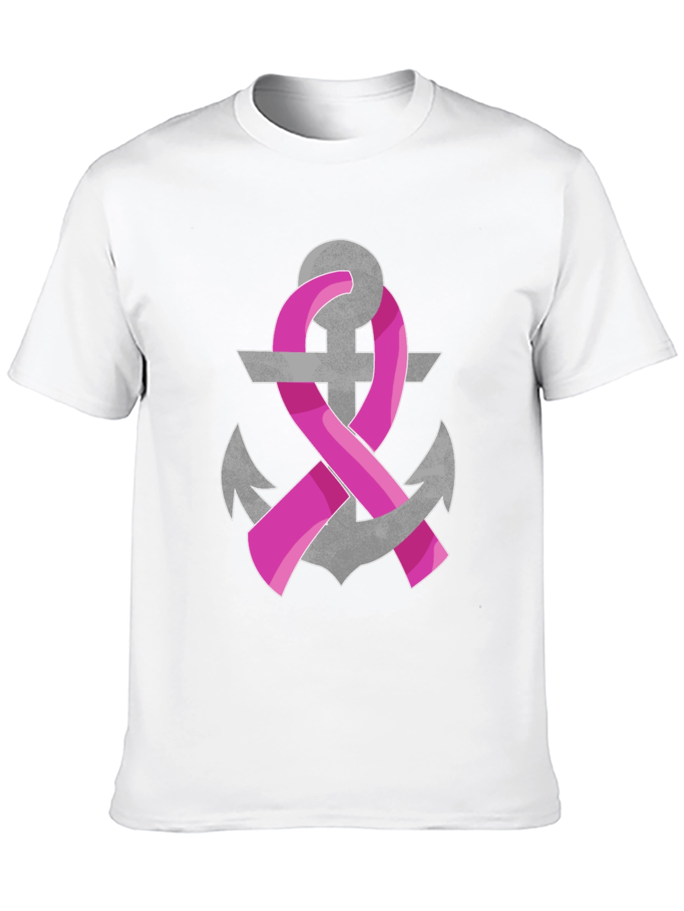 Anchor Breast Cancer Awareness T-Shirt