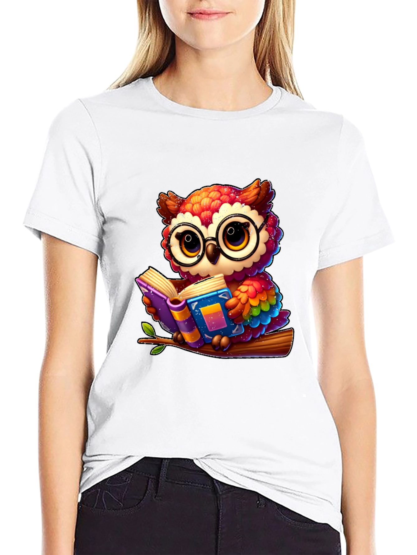 Bookish Owl Graphic Tee