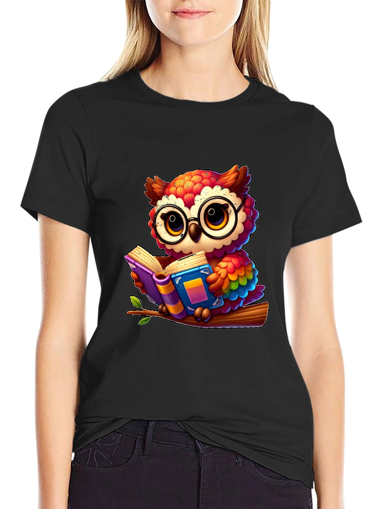Bookish Owl Graphic Tee