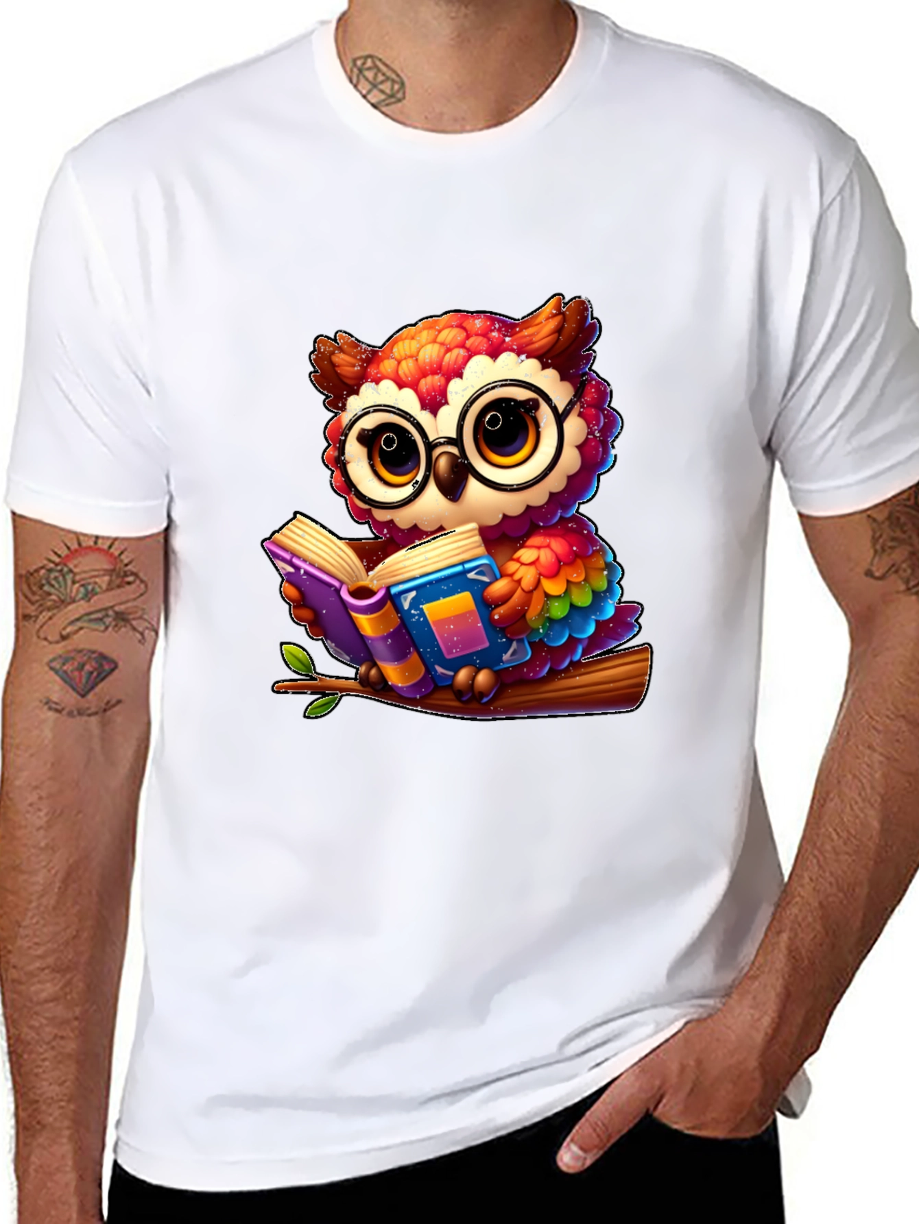 Bookish Owl Graphic Tee