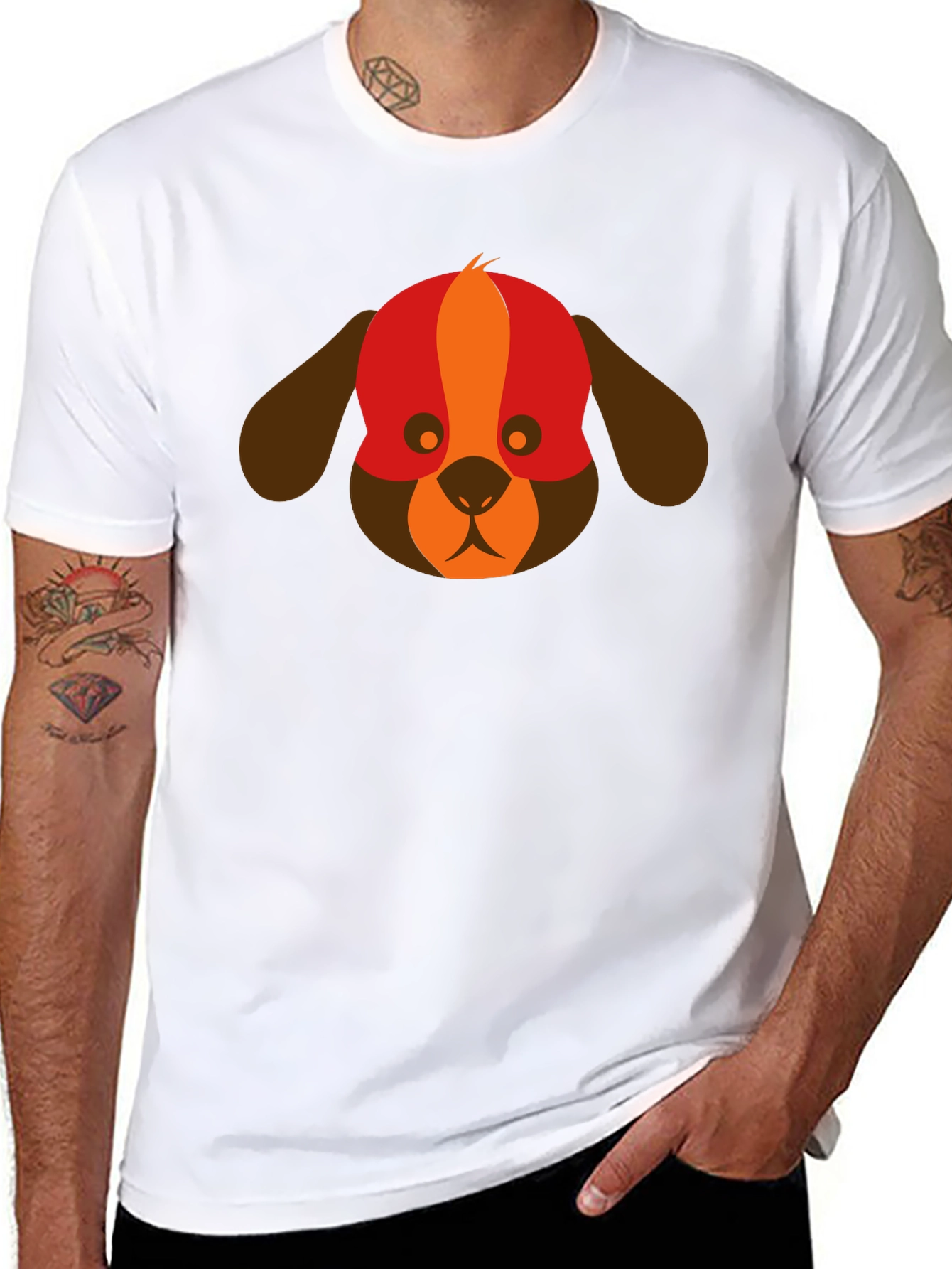 Dog Graphic Tee - Modern Design