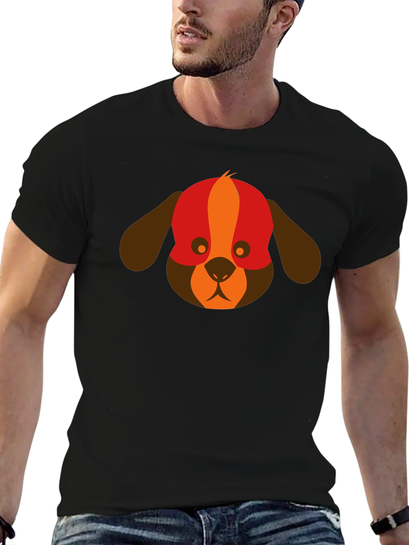 Dog Graphic Tee - Modern Design