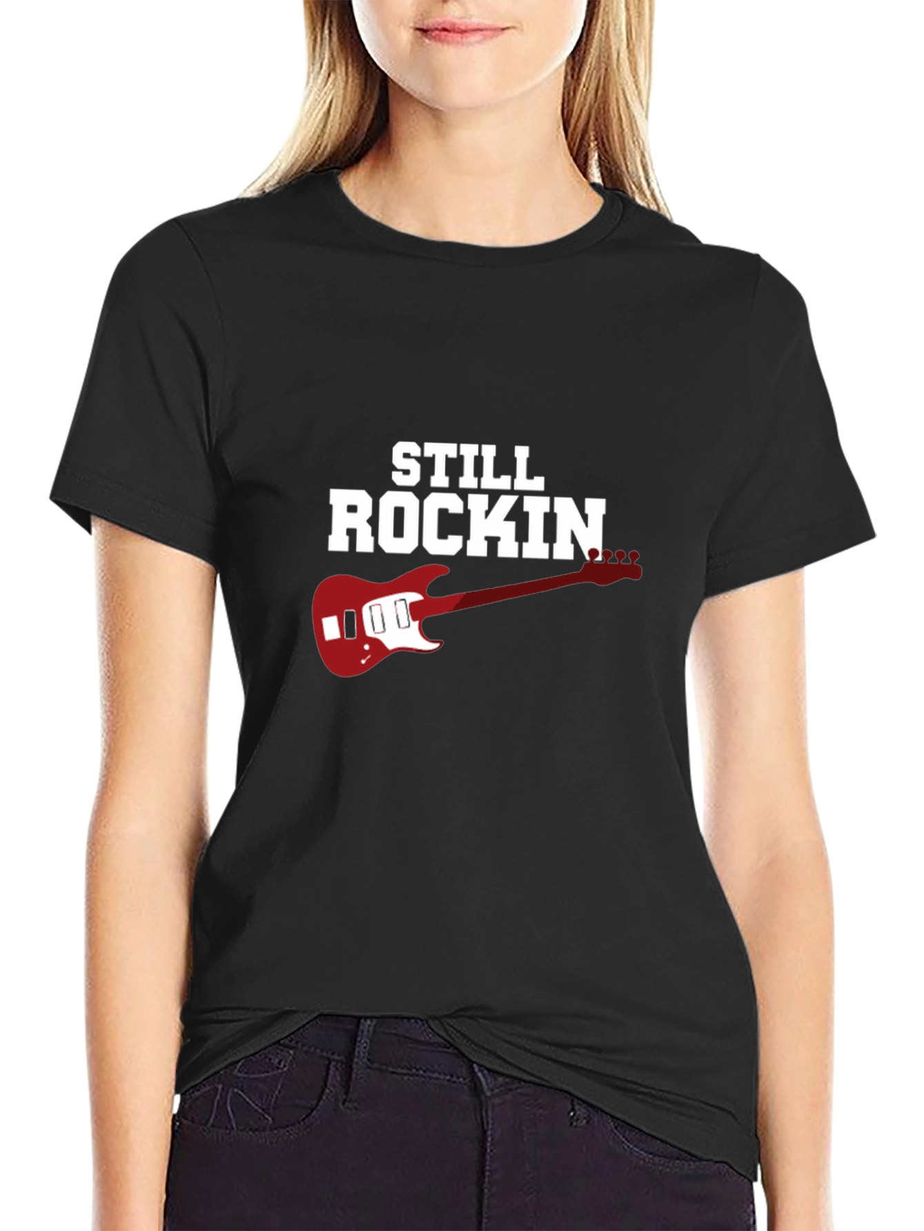 Still Rockin Guitar Graphic T-Shirt