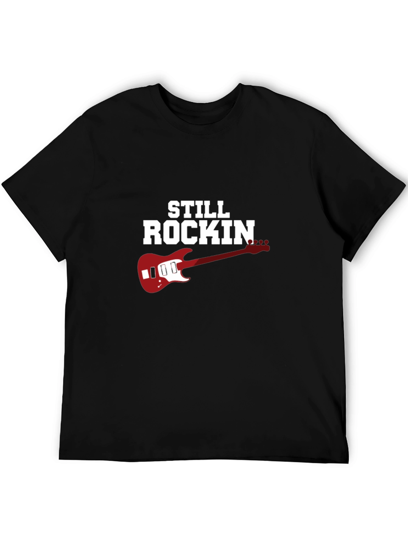 Still Rockin Guitar Graphic T-Shirt
