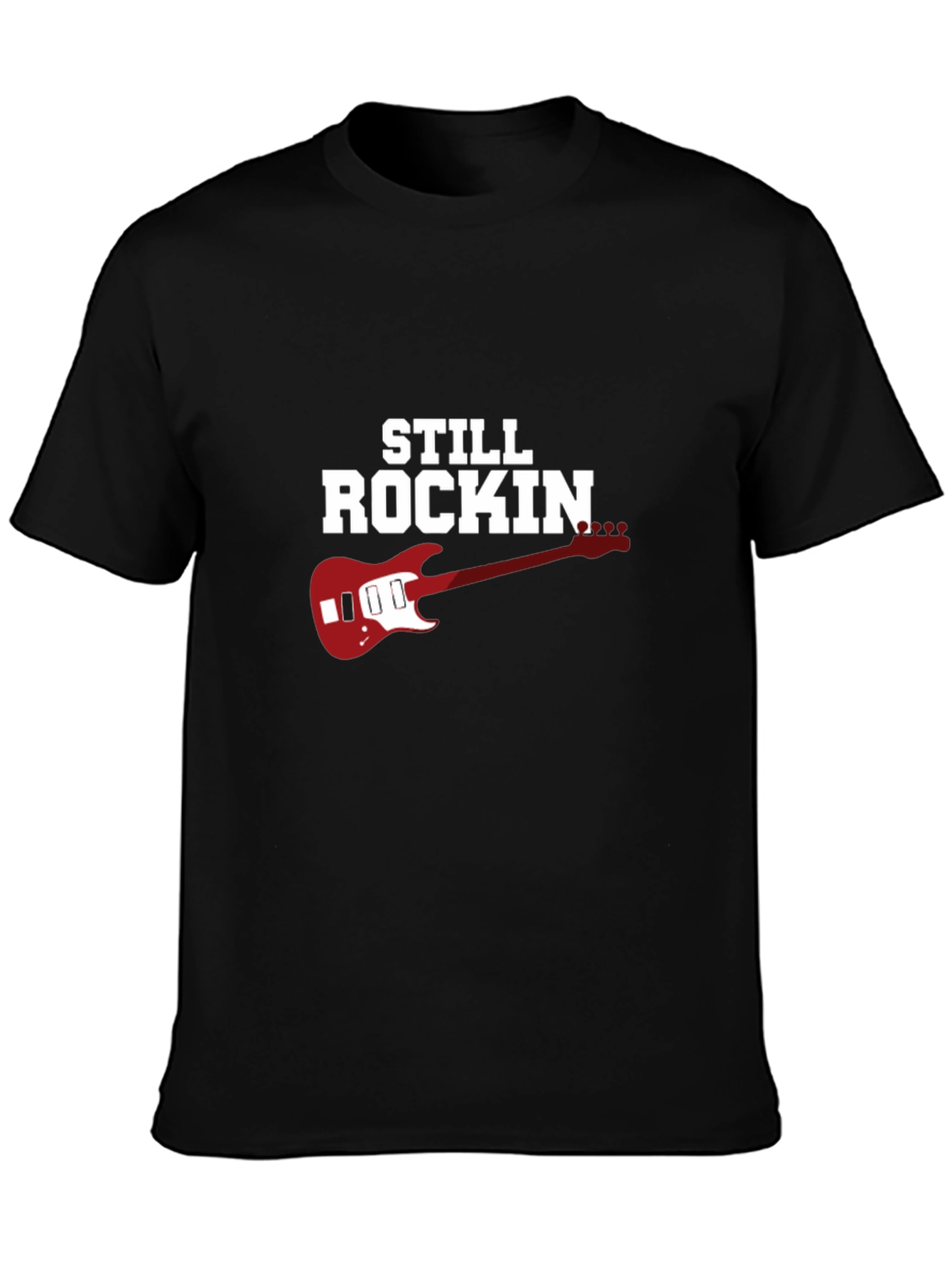 Still Rockin Guitar Graphic T-Shirt