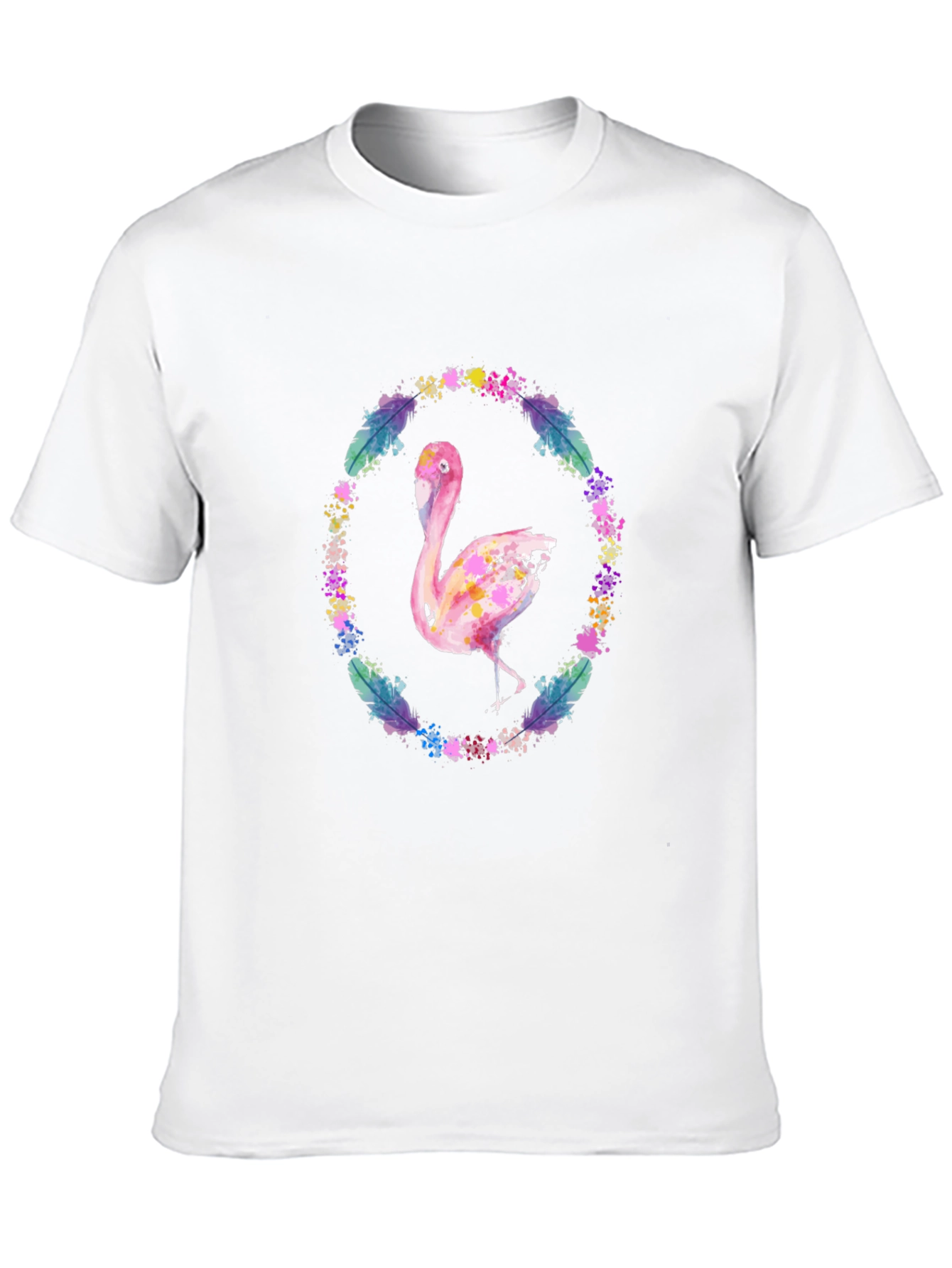 Flamingo Watercolor Graphic Tee