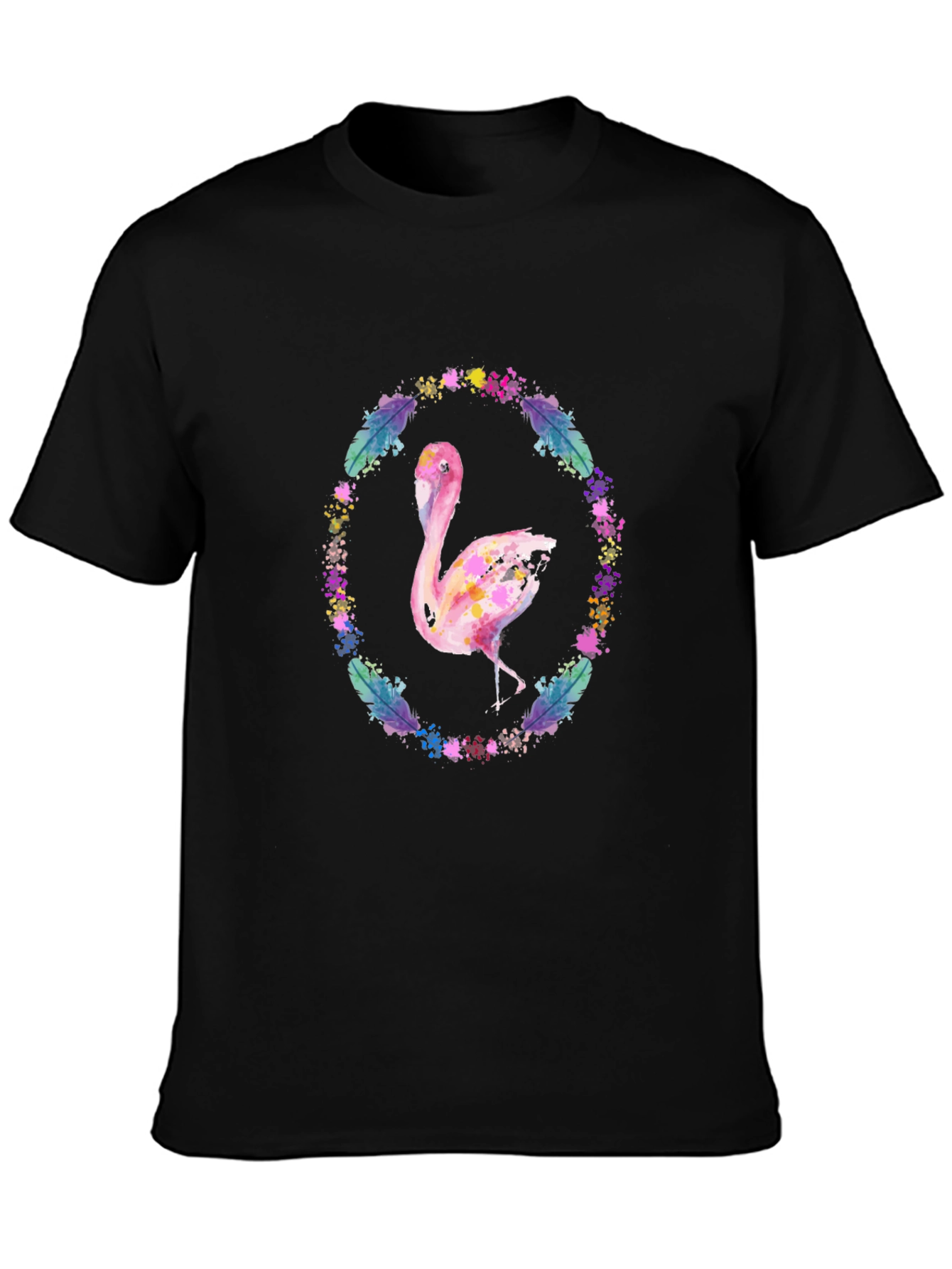 Flamingo Watercolor Graphic Tee