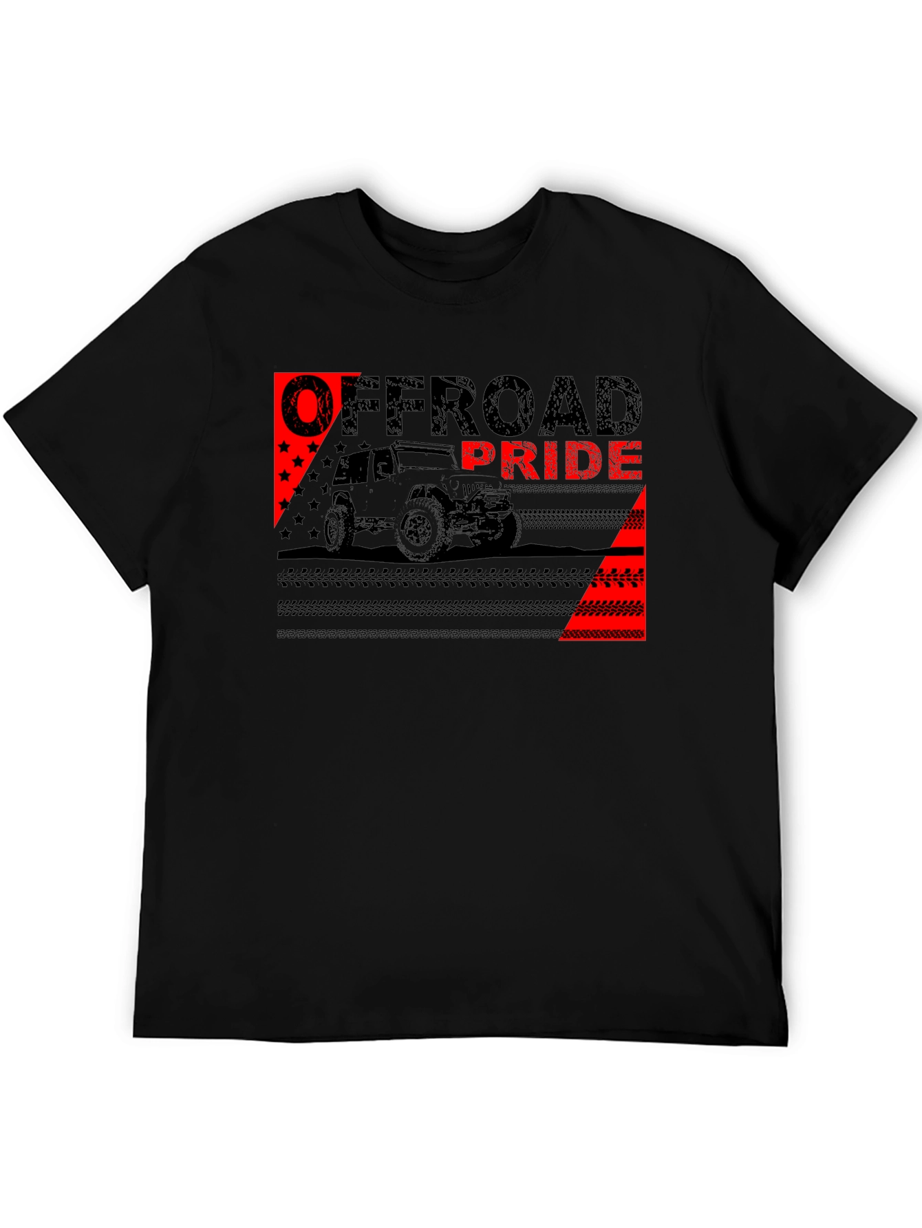 Offroad Pride Graphic T-Shirt - Black
