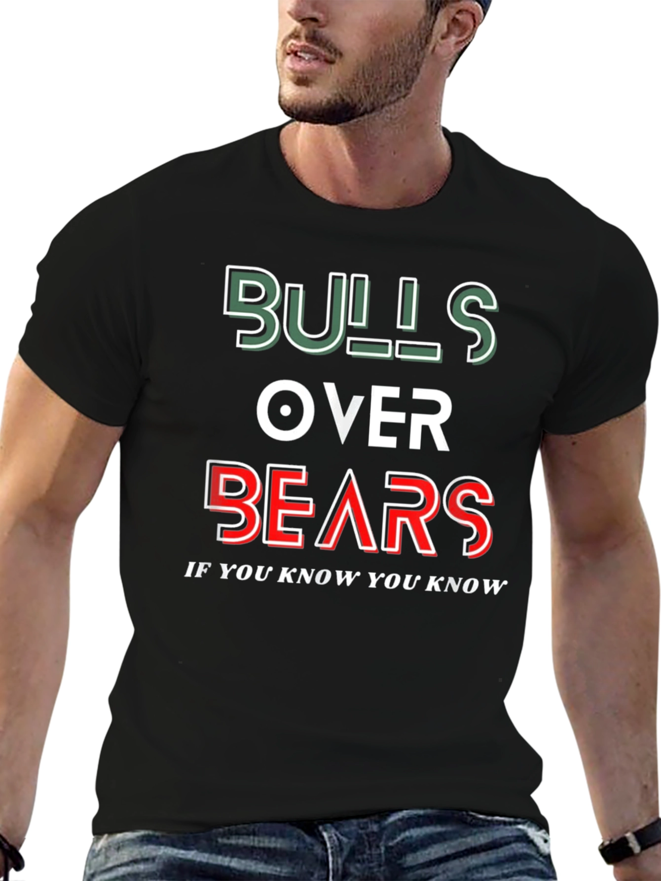 Bulls Over Bears Graphic T-Shirt