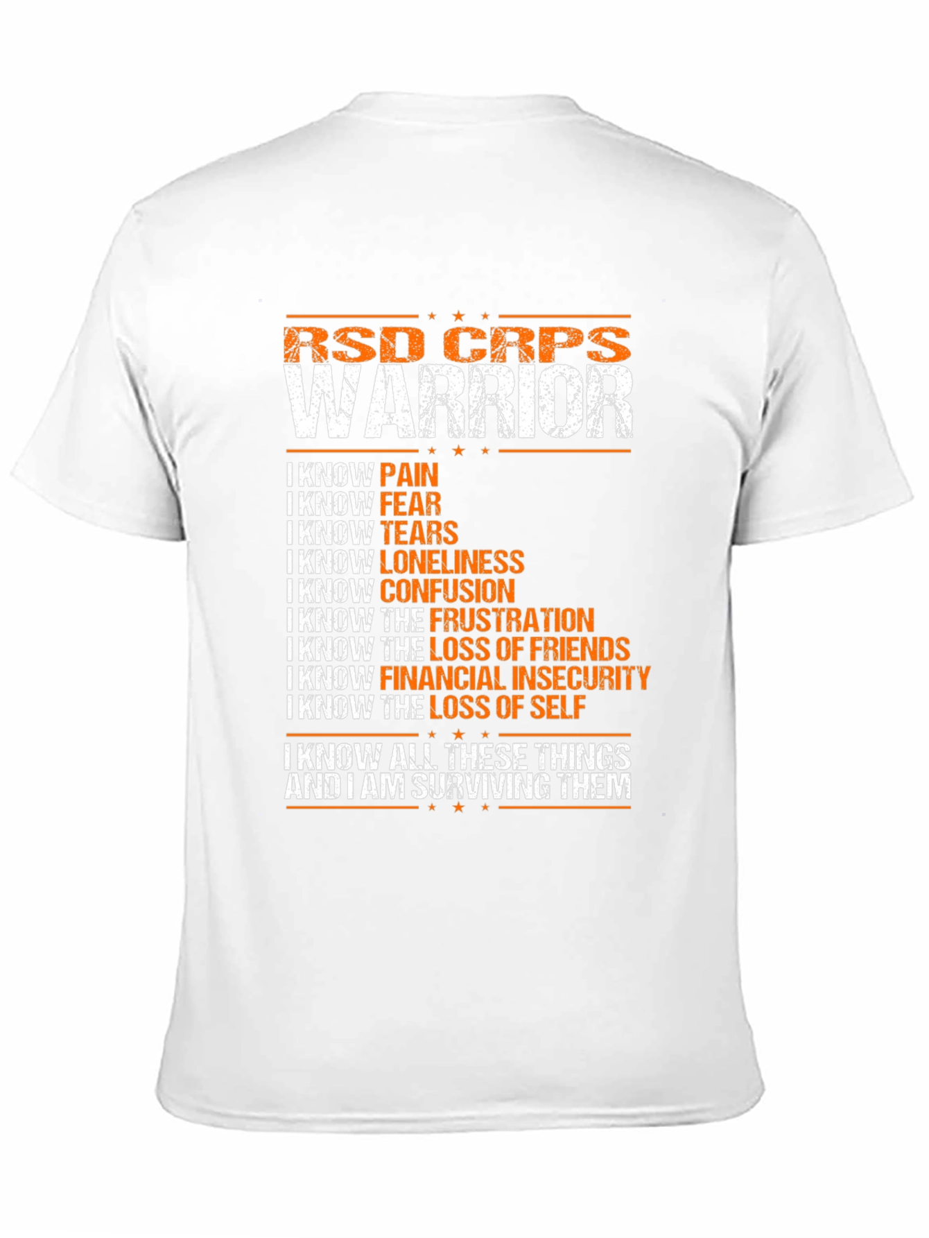 RSD CRPS Warrior T-Shirt - Survivor Tee