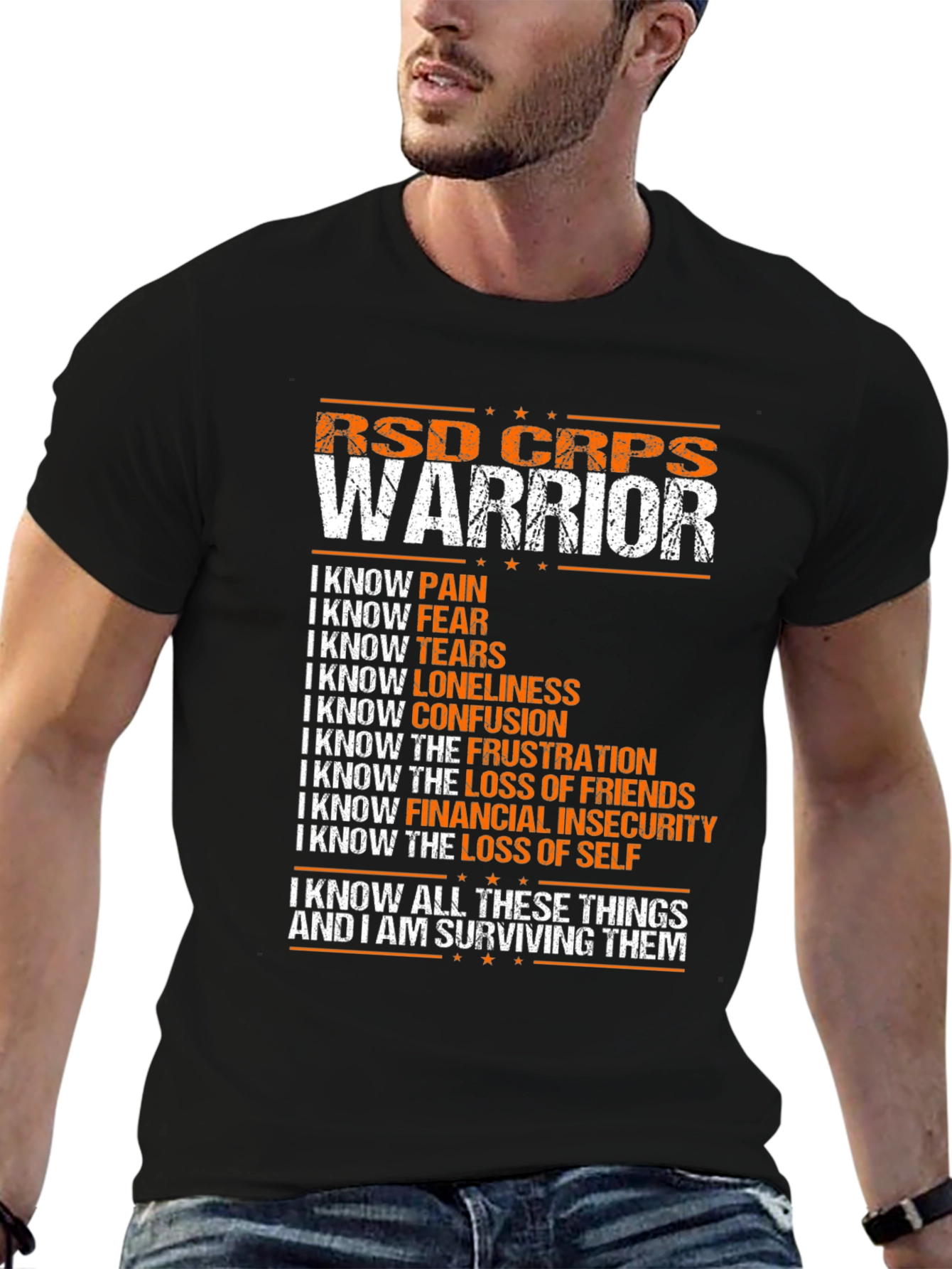 RSD CRPS Warrior T-Shirt - Survivor Tee