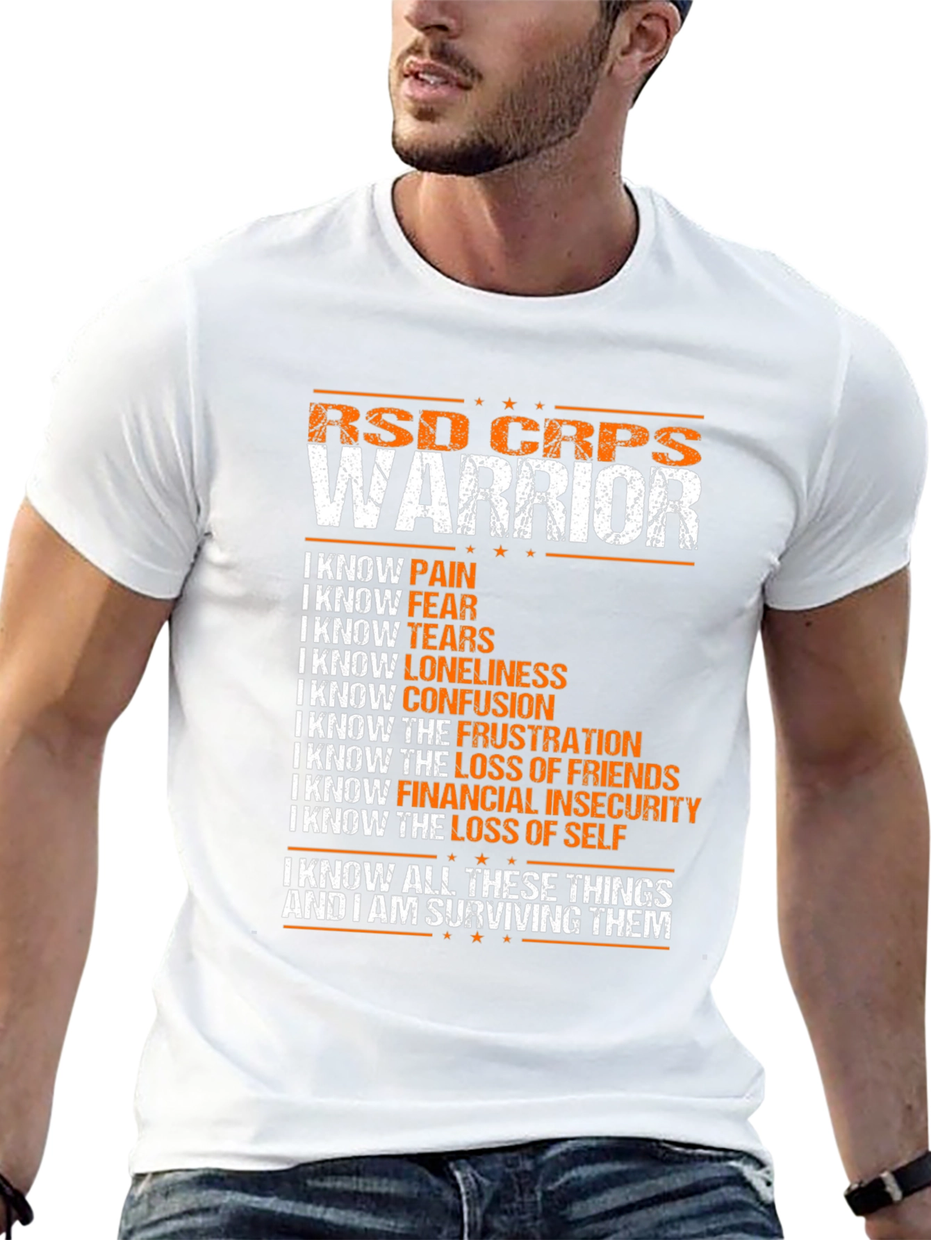 RSD CRPS Warrior T-Shirt - Survivor Tee
