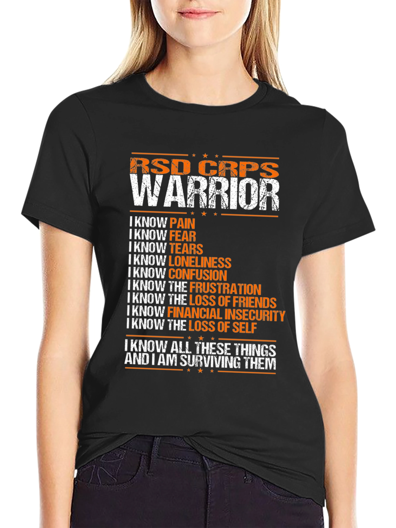 RSD CRPS Warrior T-Shirt - Survivor Tee