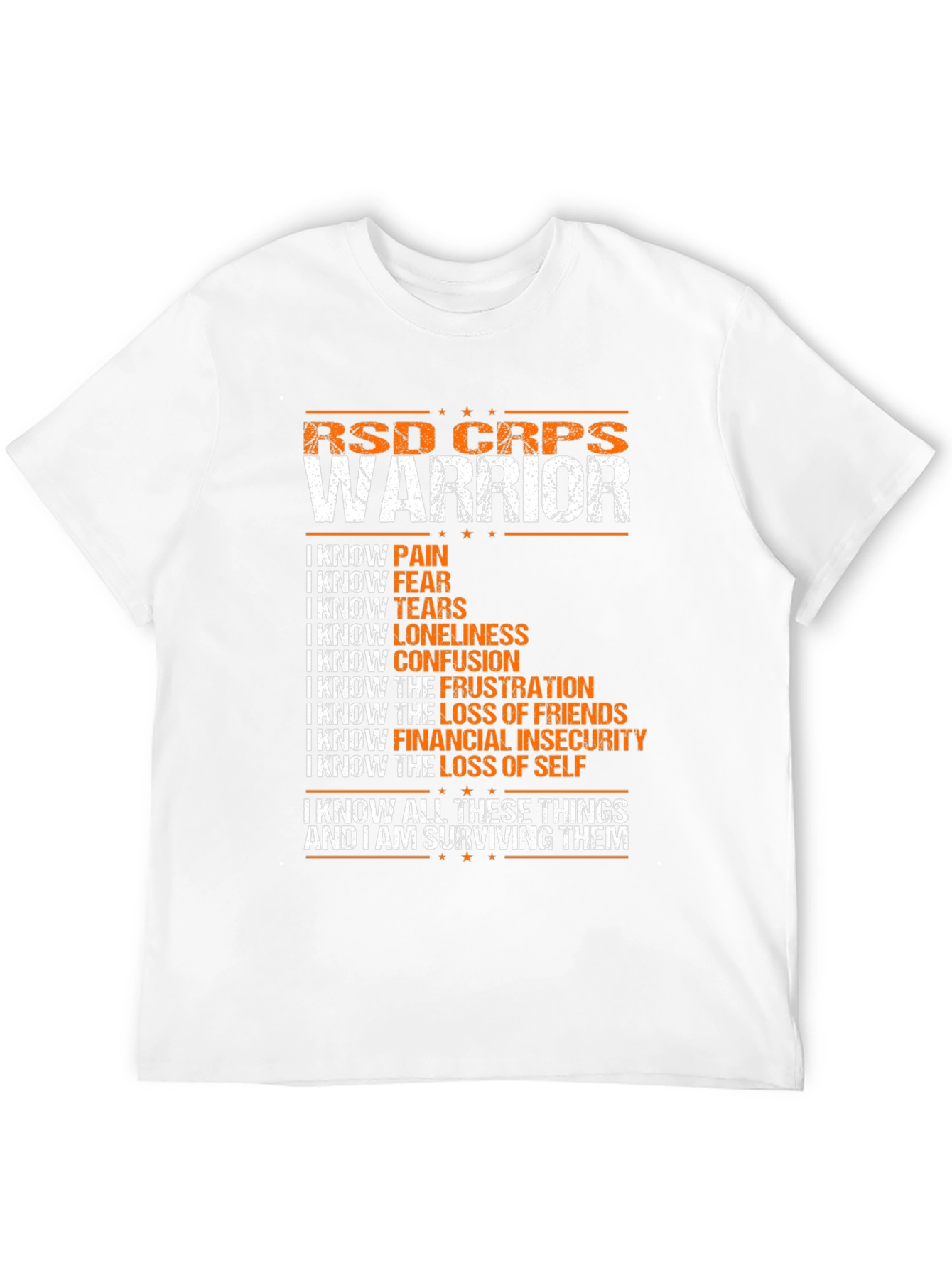 RSD CRPS Warrior T-Shirt - Survivor Tee