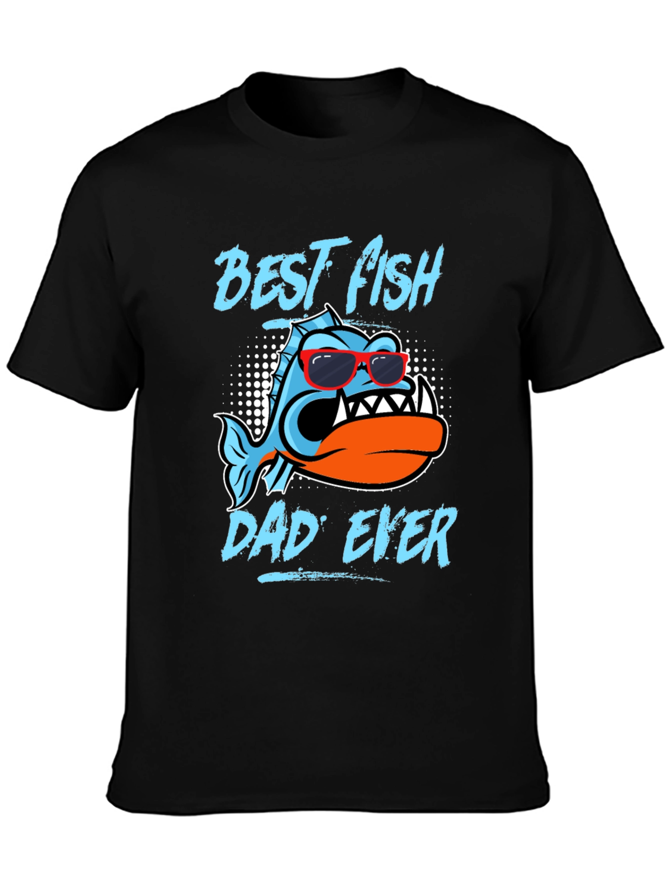 Best Fish Dad Ever Graphic T-Shirt