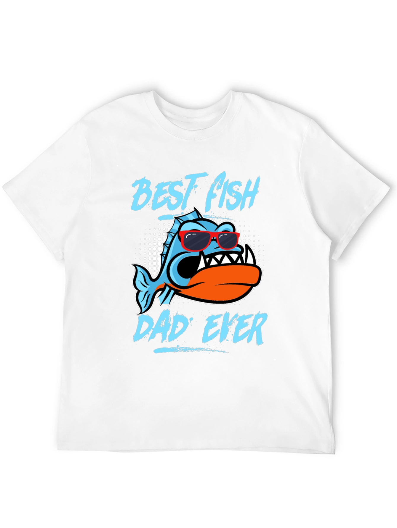 Best Fish Dad Ever Graphic T-Shirt