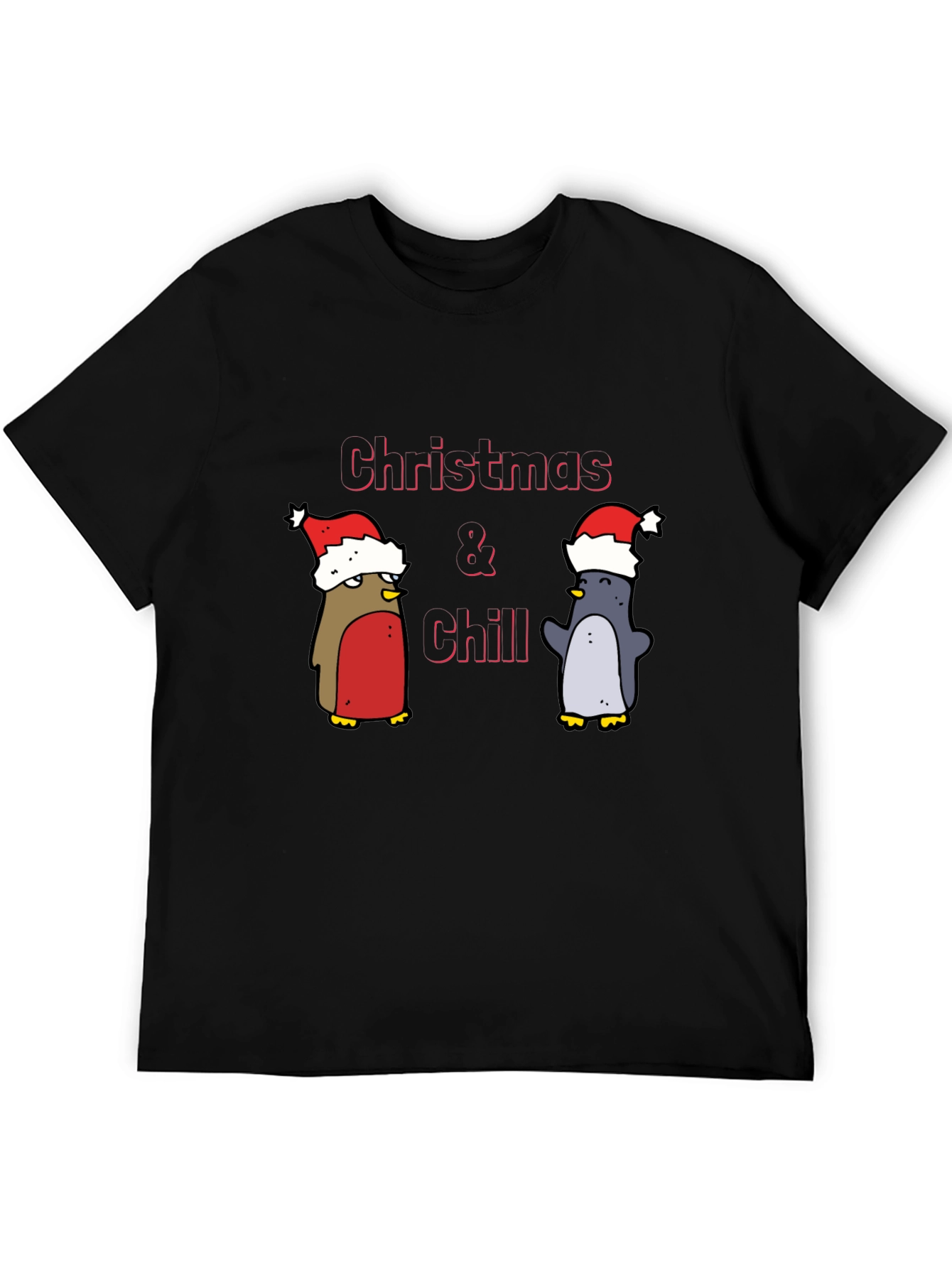 Christmas & Chill Penguin T-Shirt