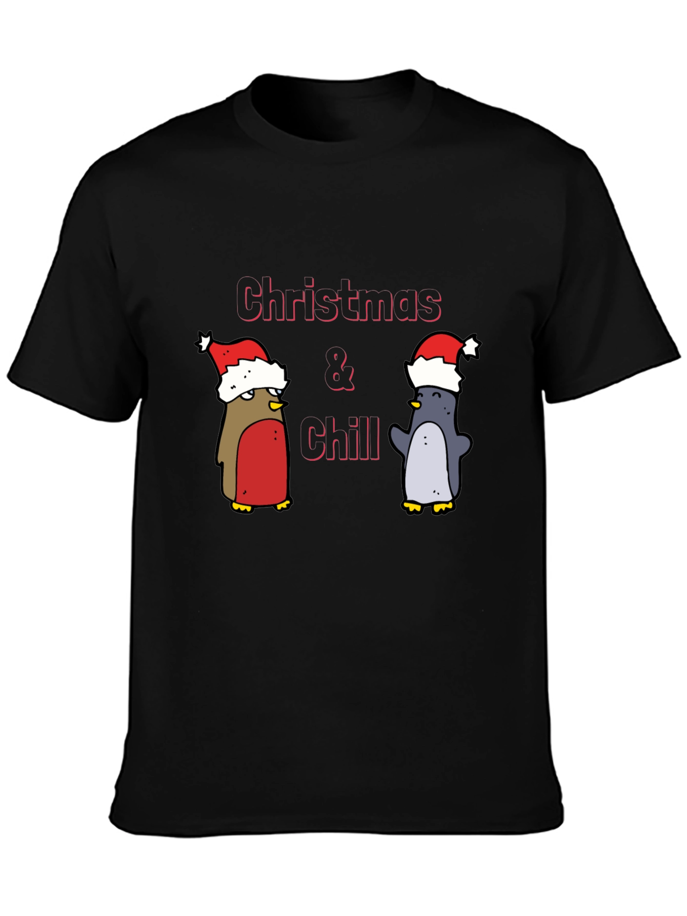 Christmas & Chill Penguin T-Shirt