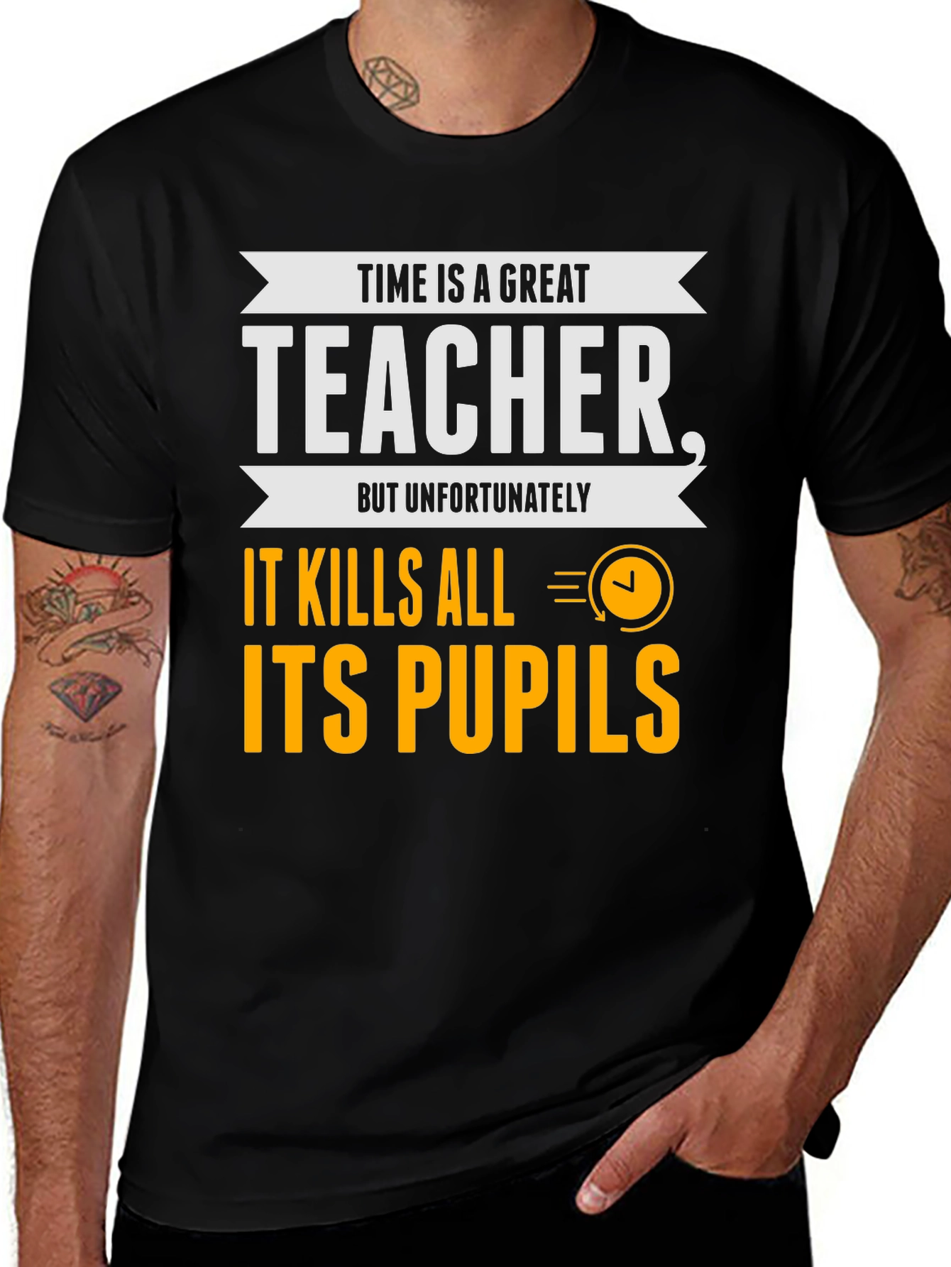 Time is a Great Teacher Graphic Tee