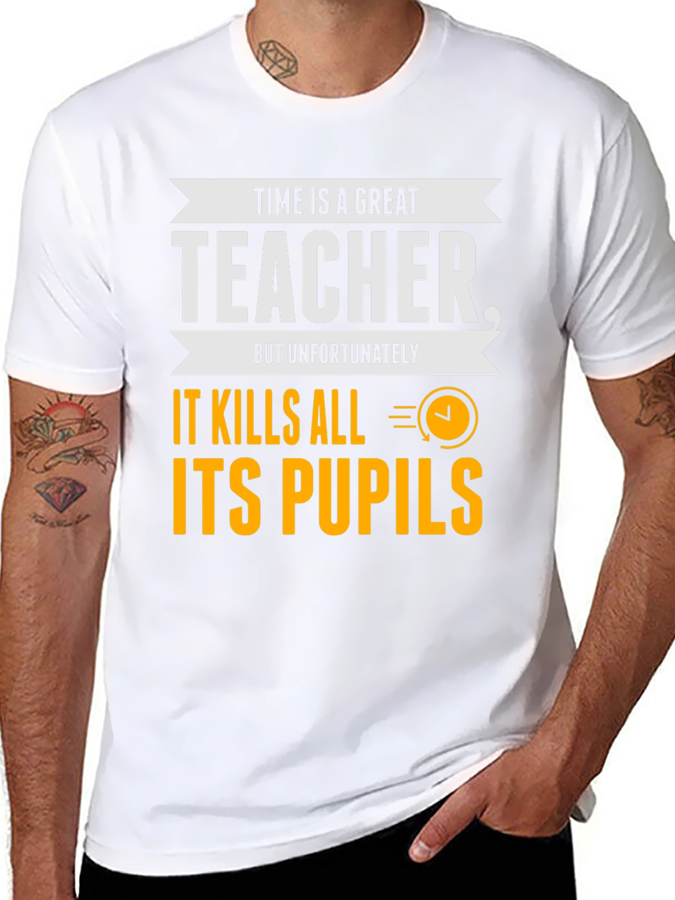 Time is a Great Teacher Graphic Tee