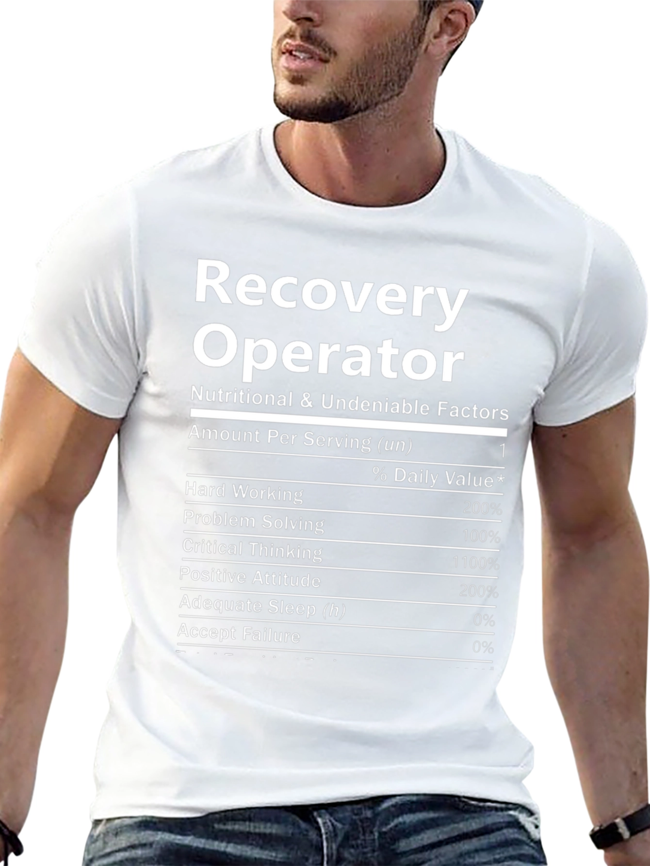 Recovery Operator T-Shirt - Nutritional Facts