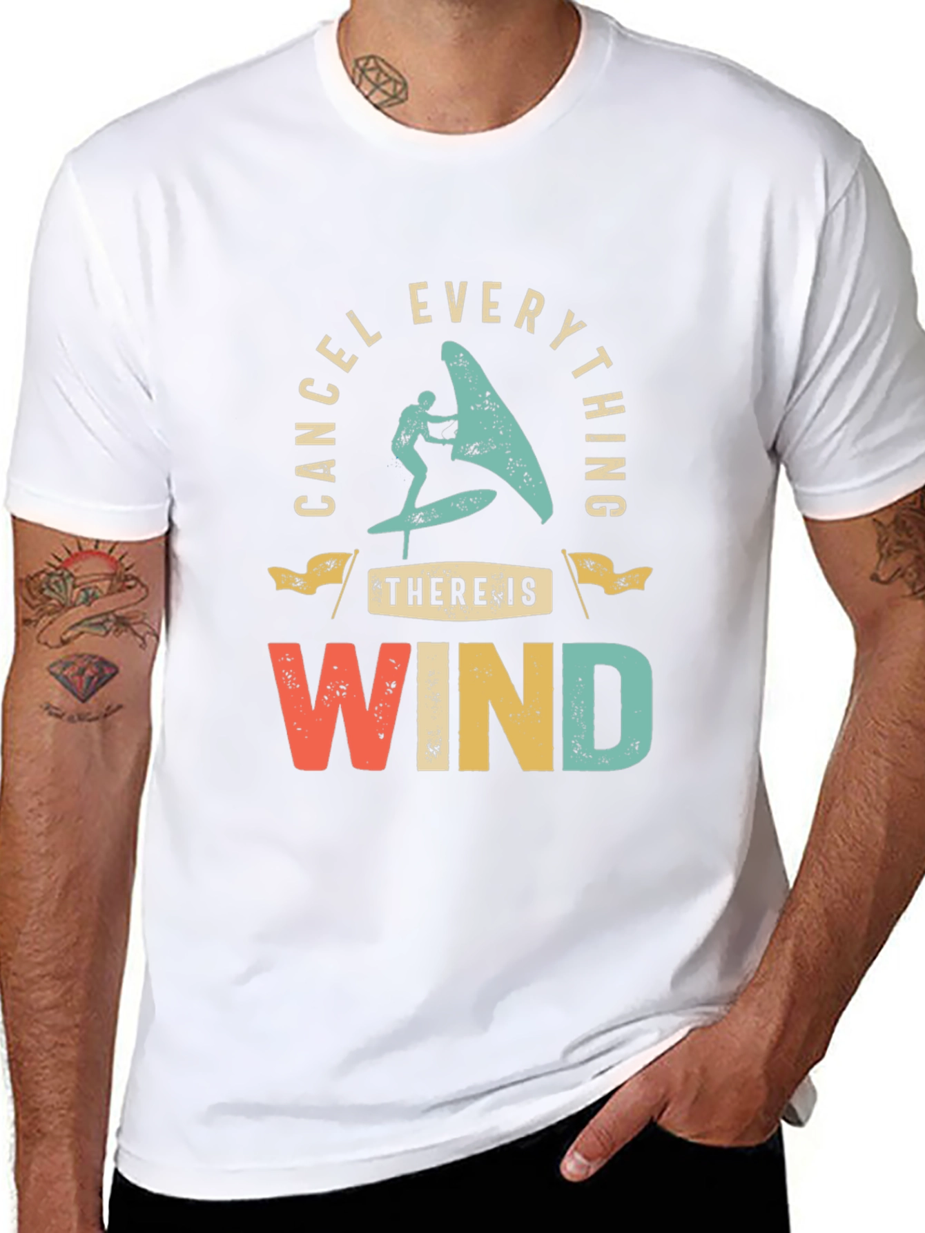 Cancel Everything T-Shirt - Windsurfing Design Tee