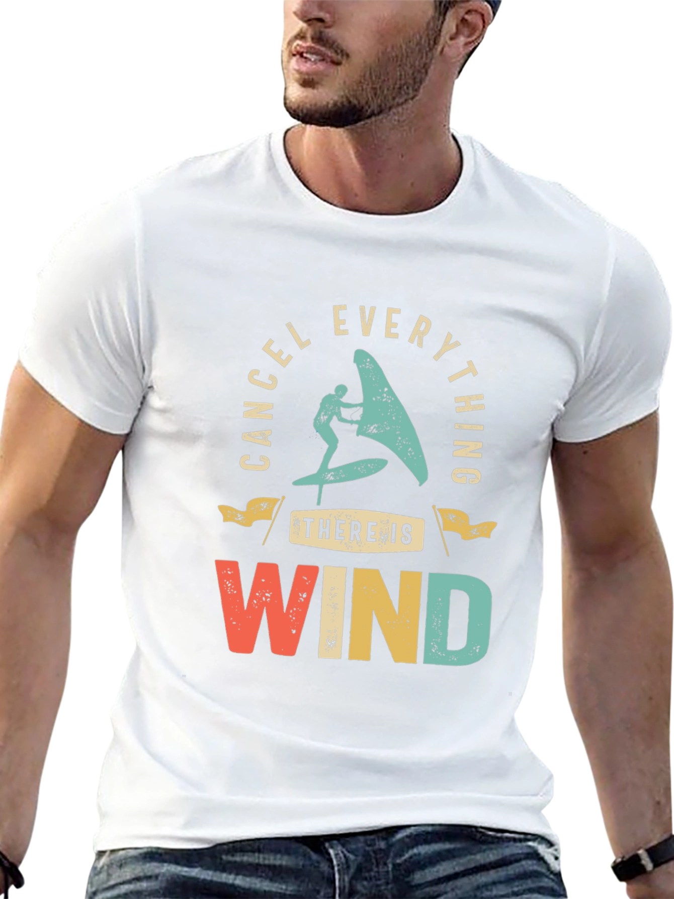 Cancel Everything T-Shirt - Windsurfing Design Tee