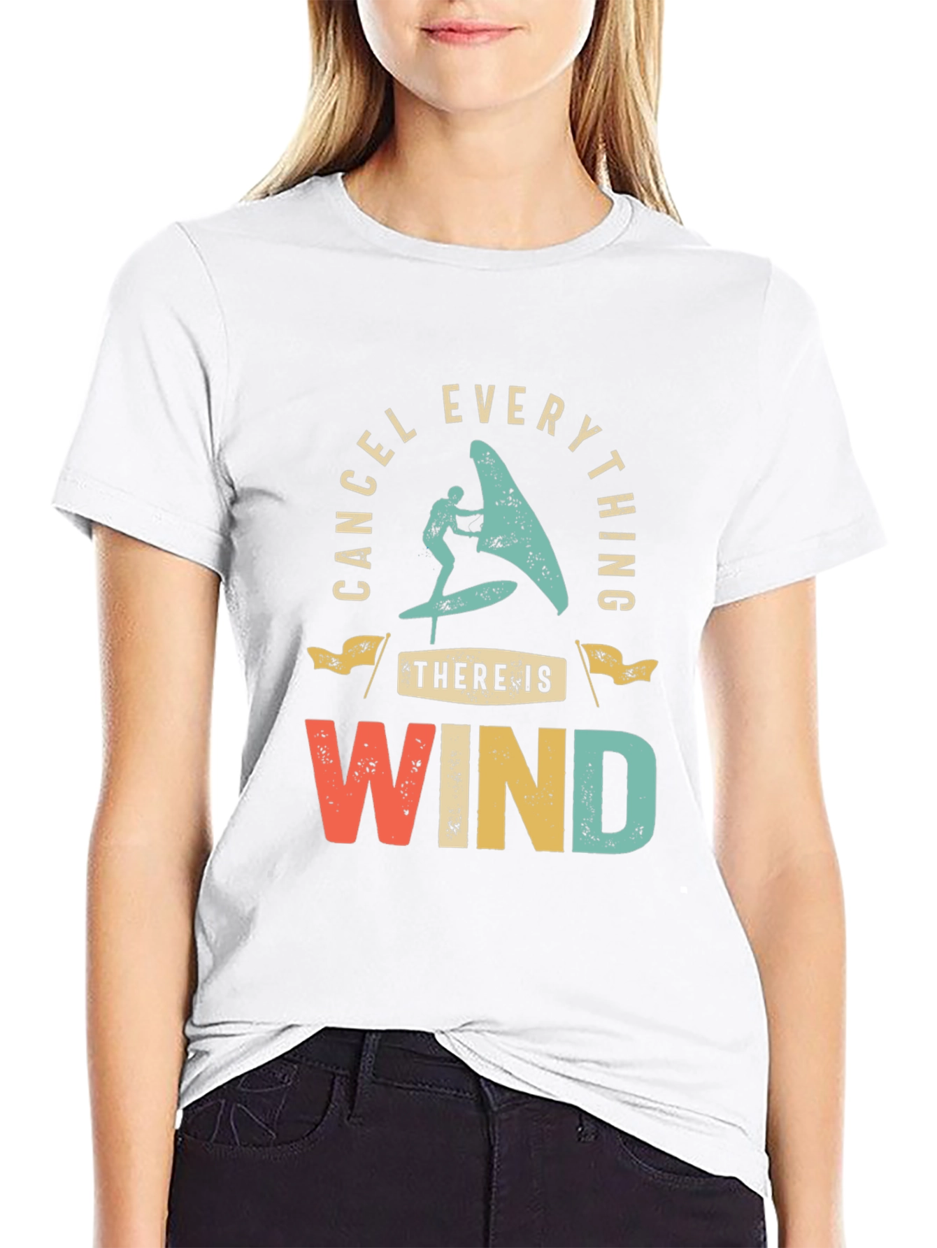Cancel Everything T-Shirt - Windsurfing Design Tee