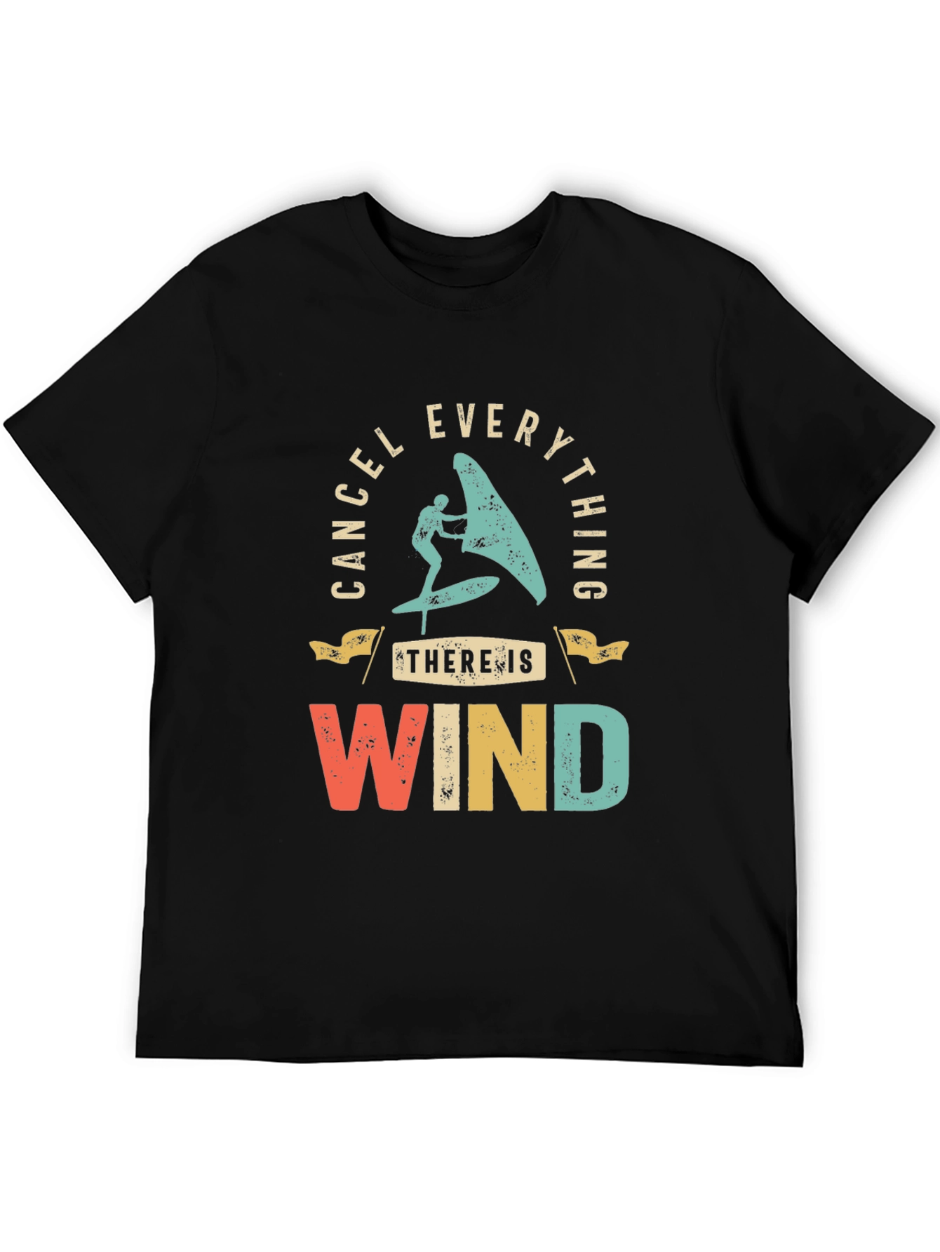 Cancel Everything T-Shirt - Windsurfing Design Tee
