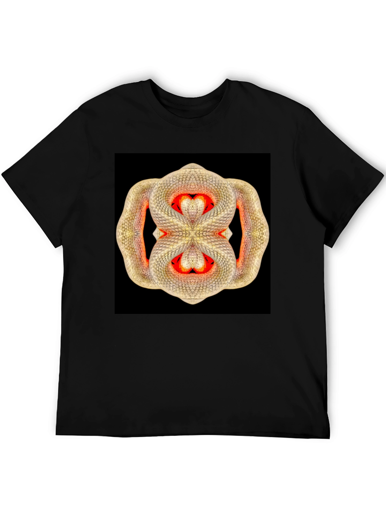 Abstract Reptilian Print Tee
