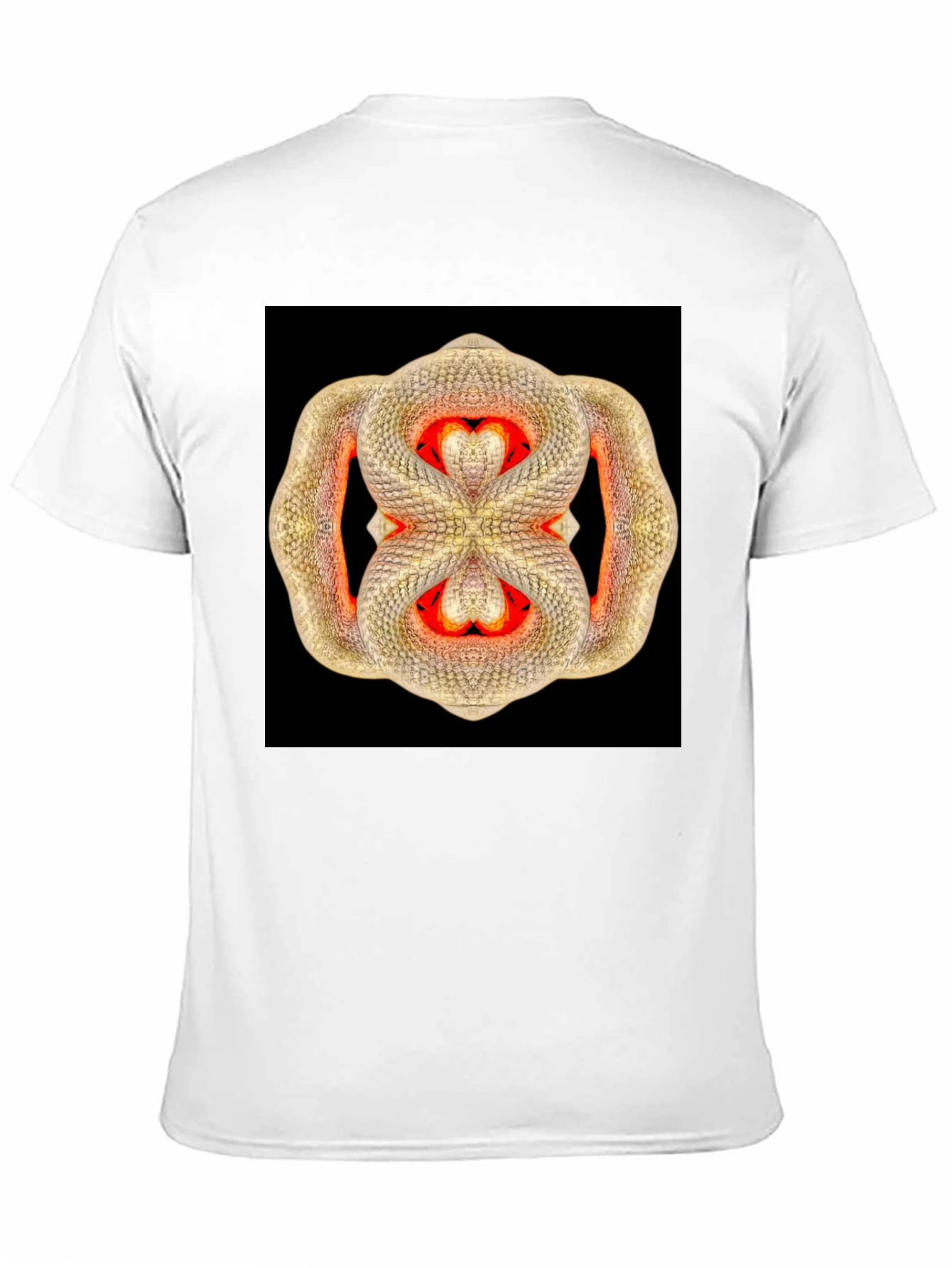 Abstract Reptilian Print Tee