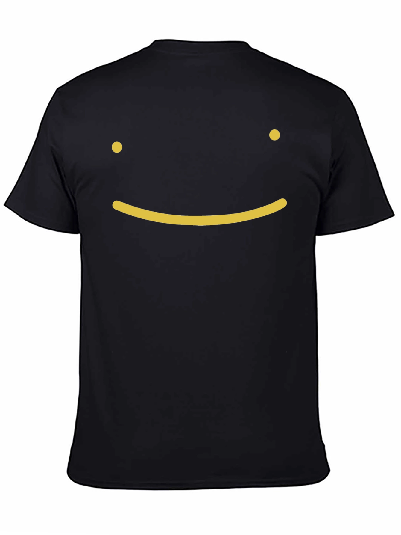 Smiley Face Graphic Tee - Classic Black T-Shirt