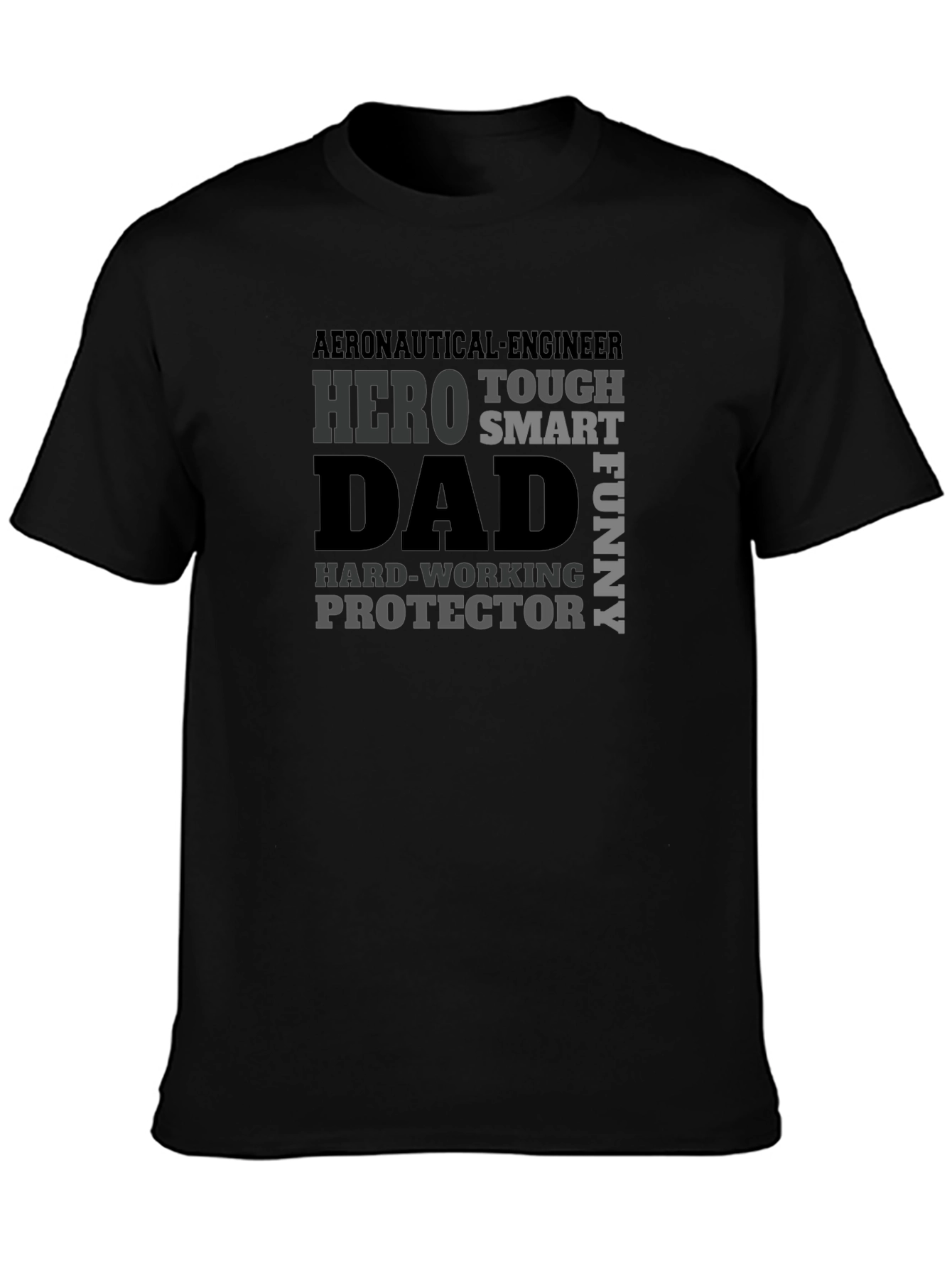 Aeronautical Engineer Dad Hero T-Shirt