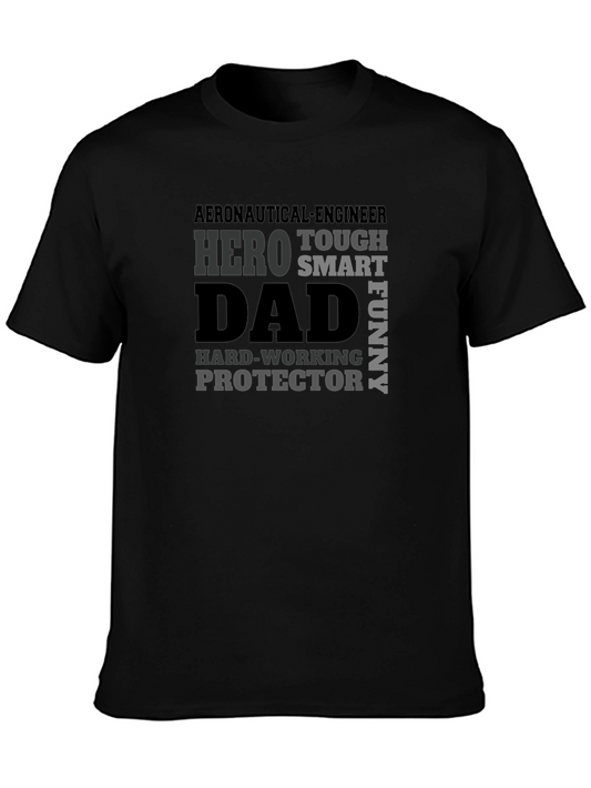 Aeronautical Engineer Dad Hero T-Shirt
