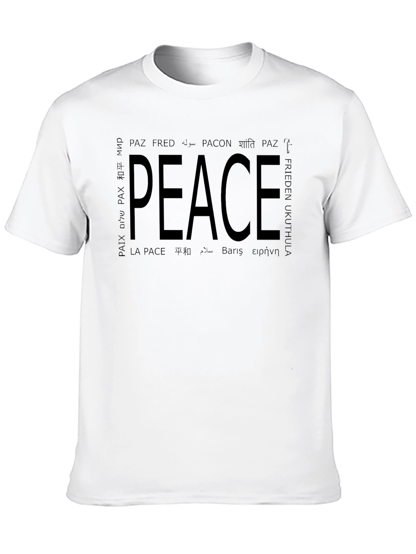 Peace Around The World Graphic T-Shirt