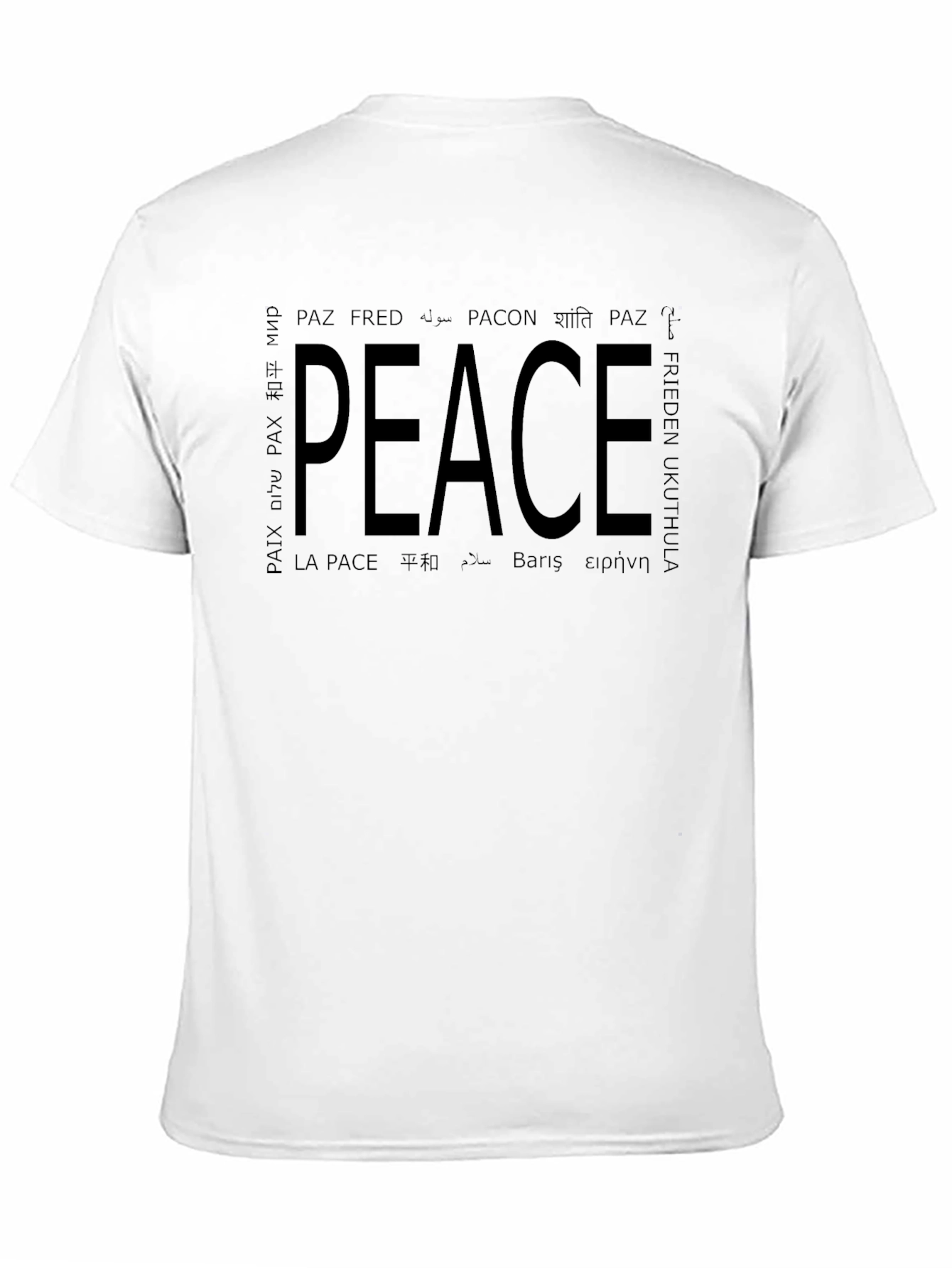 Peace Around The World Graphic T-Shirt