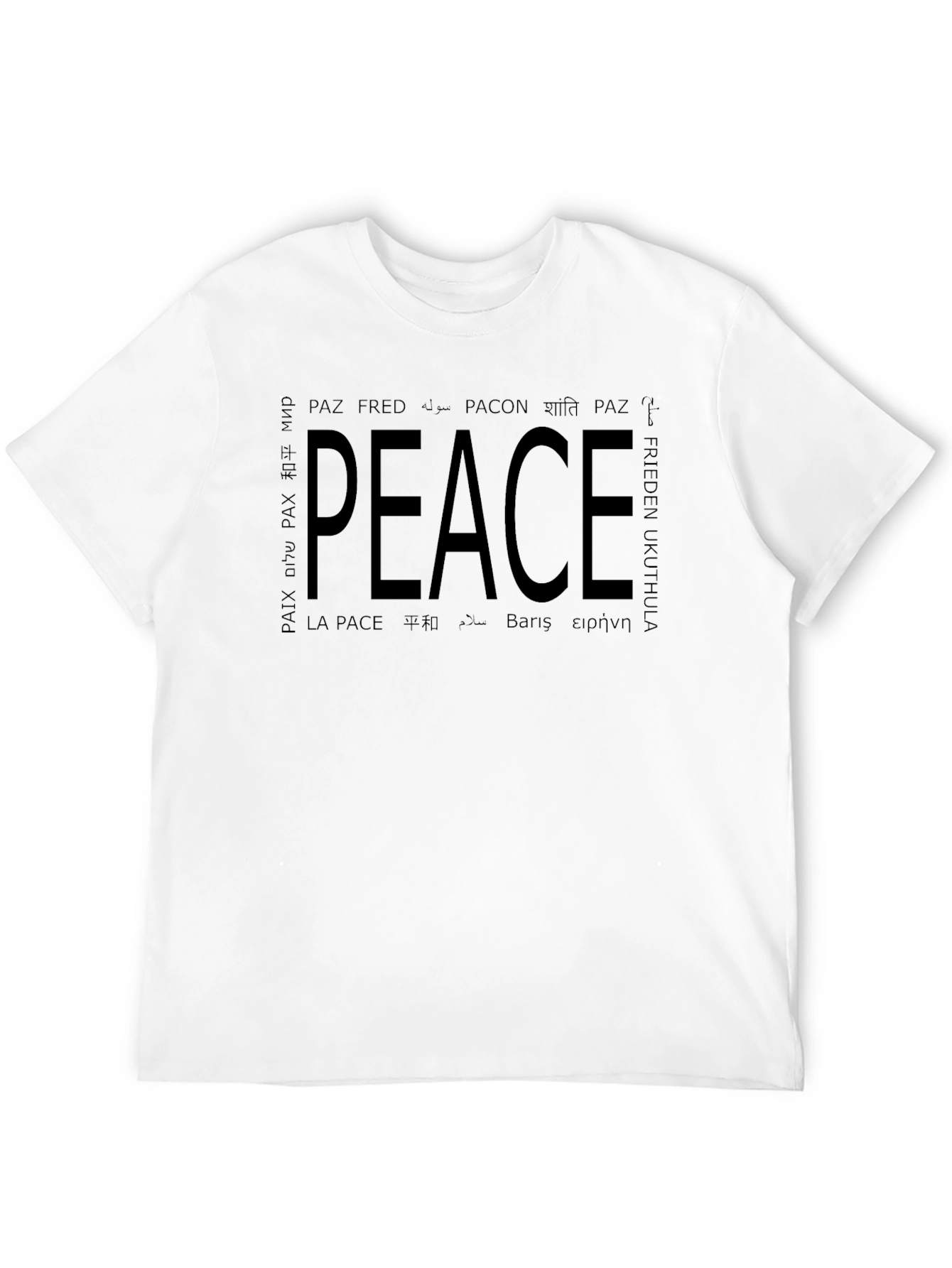 Peace Around The World Graphic T-Shirt