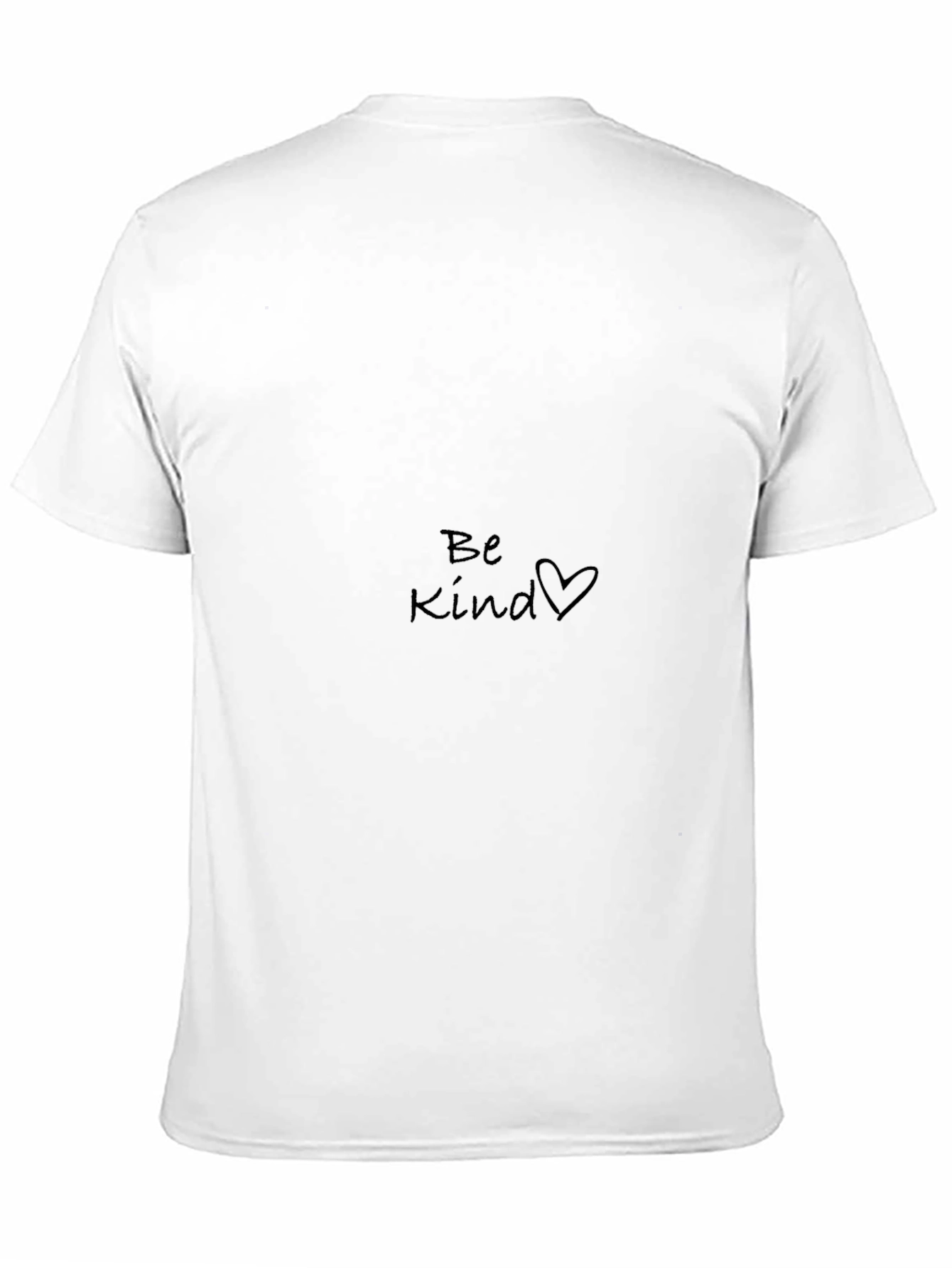 Be Kind Heart Graphic Black T-Shirt