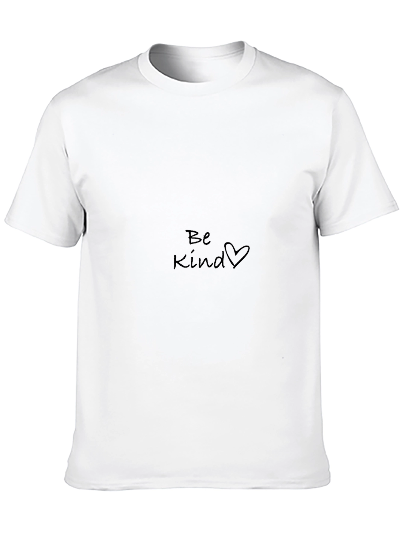 Be Kind Heart Graphic Black T-Shirt