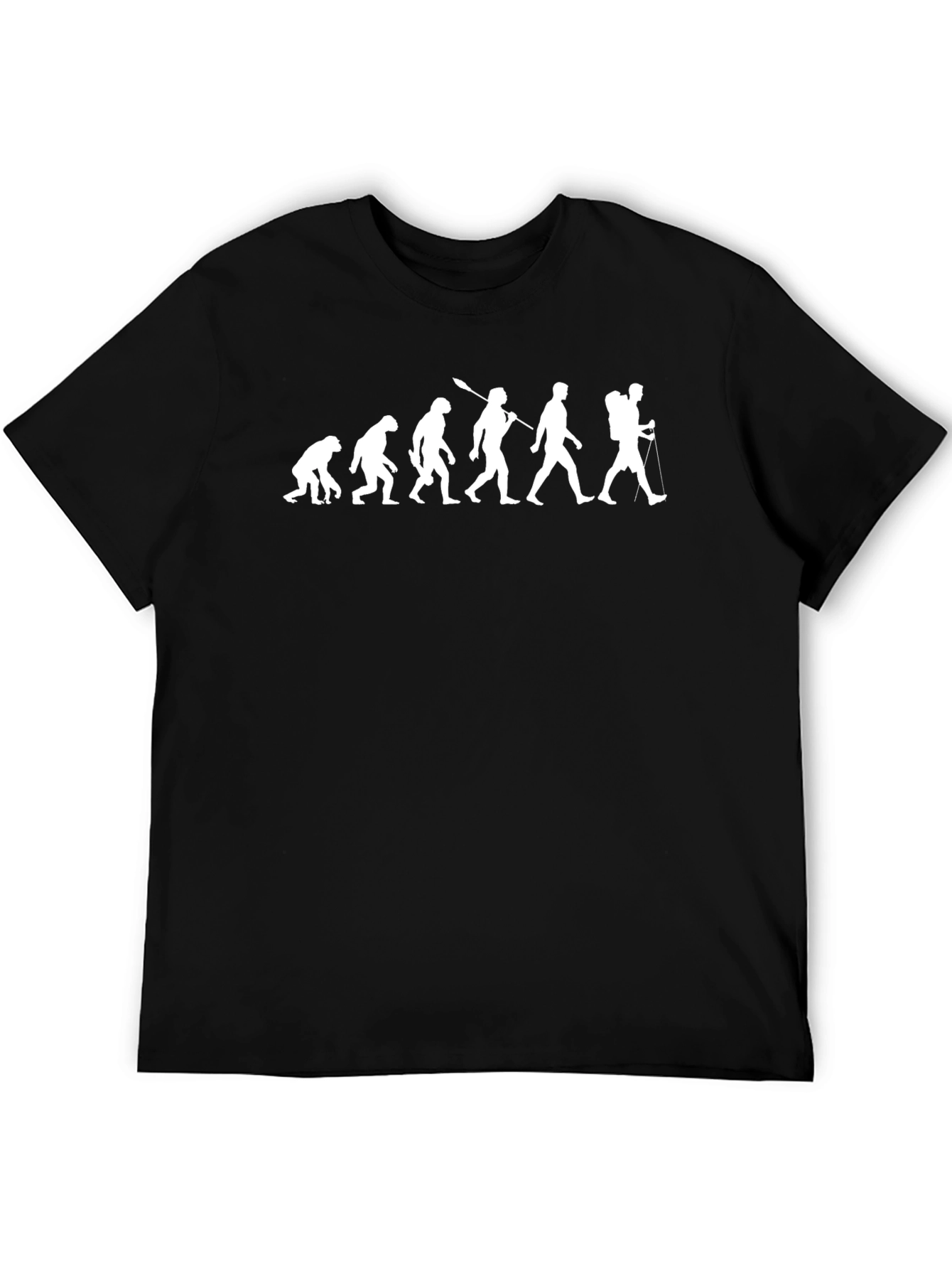 Evolution of Hiker Graphic T-Shirt